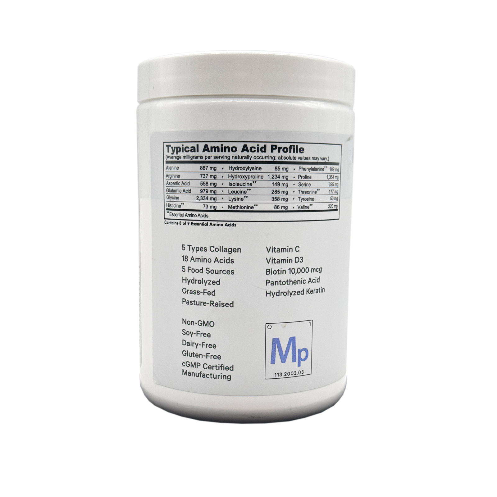 Codeage Platinum Multi Collagen Peptides Powder - 11.50 oz - 30 Servings