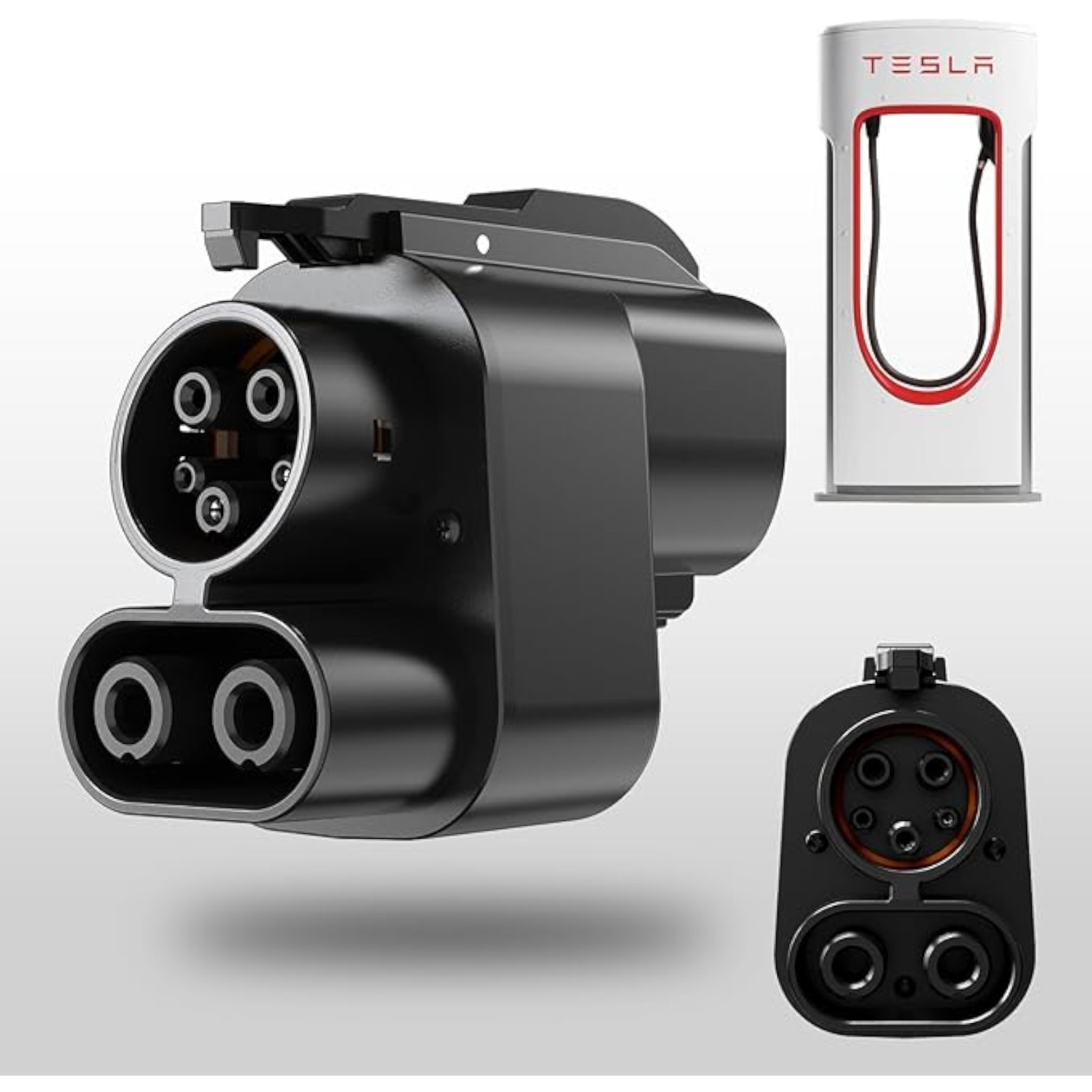 KATZEIST NACS to CCS1 Adapter for Tesla Supercharger | Fast Charge EVs 500A 1000V Max | Fits V3/V4 Stations