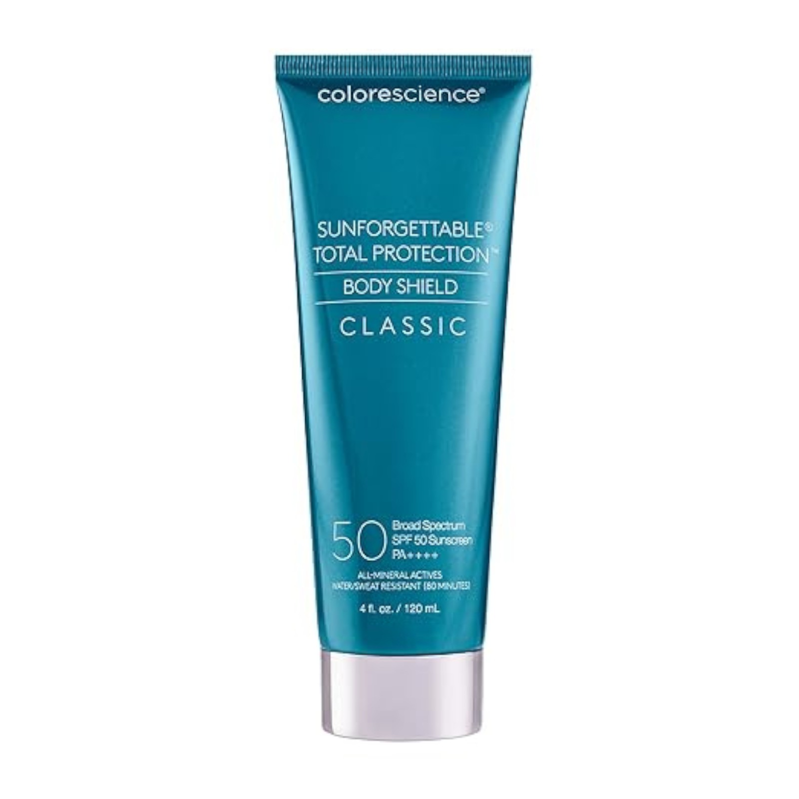 Colorescience Sunforgettable Total Protection Body Shield SPF 50, Classic 4 fl oz