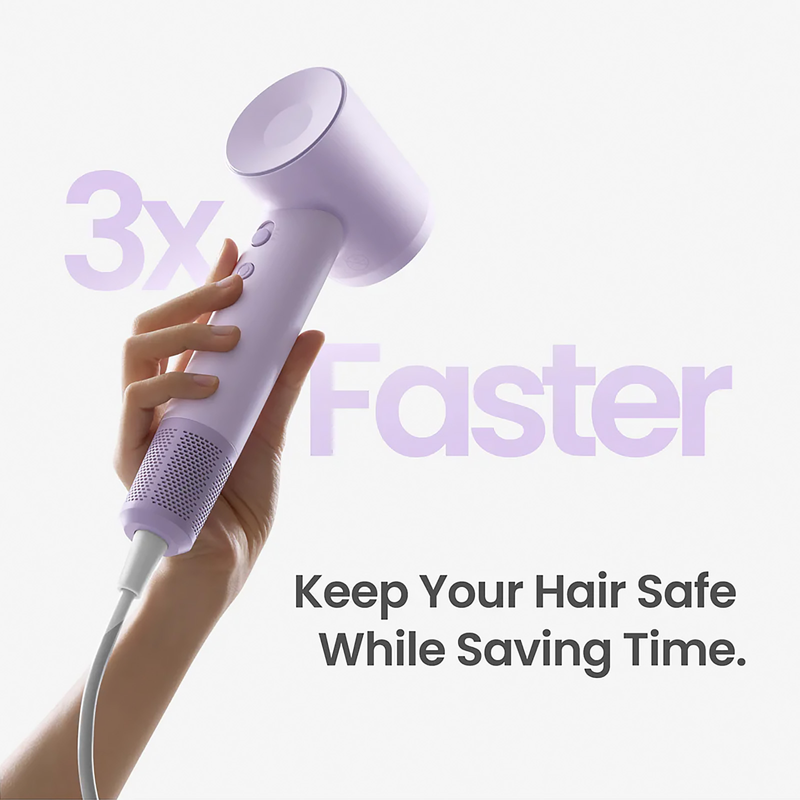 Laifen Swift SE - High Speed Ionic Hair Dryer with 2 Magnetic Nozzles