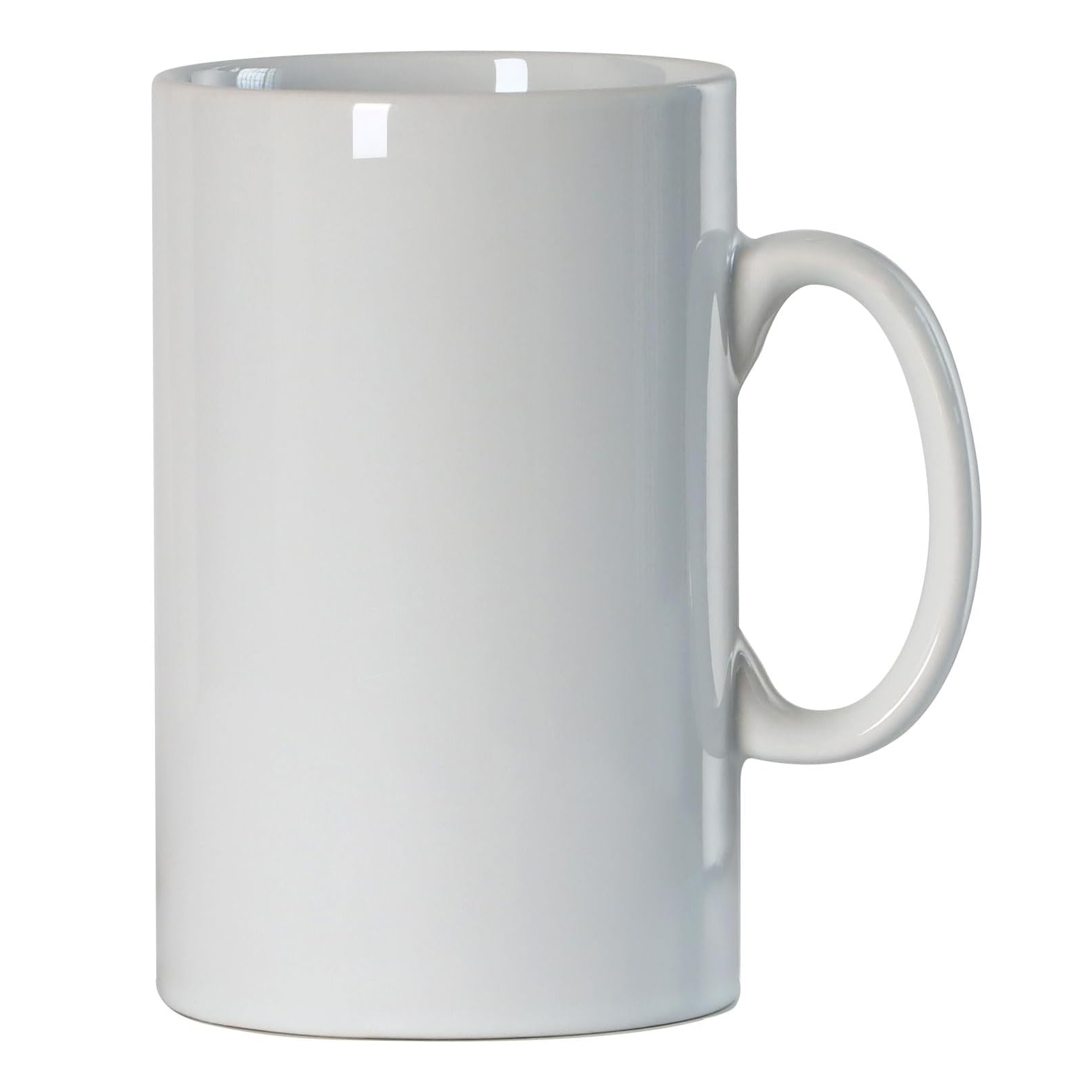 Smilatte 28 OZ Extra Large Ceramic Coffee Mug, M018 Classic Porcelain Boss Super Big Tea Cup with Handle for Office and Home, White