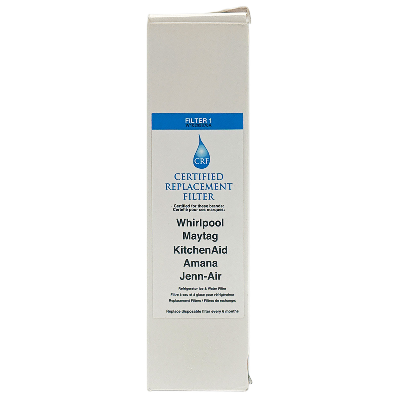 CERTIFIED REPLACEMENT FILTER (CRF) - W10295370A water filter replacement for EDR1RXD1, Filter 1, KAD1RXD1, Compatible with Kenmore 46-9930, 46-9081 Pack of 1
