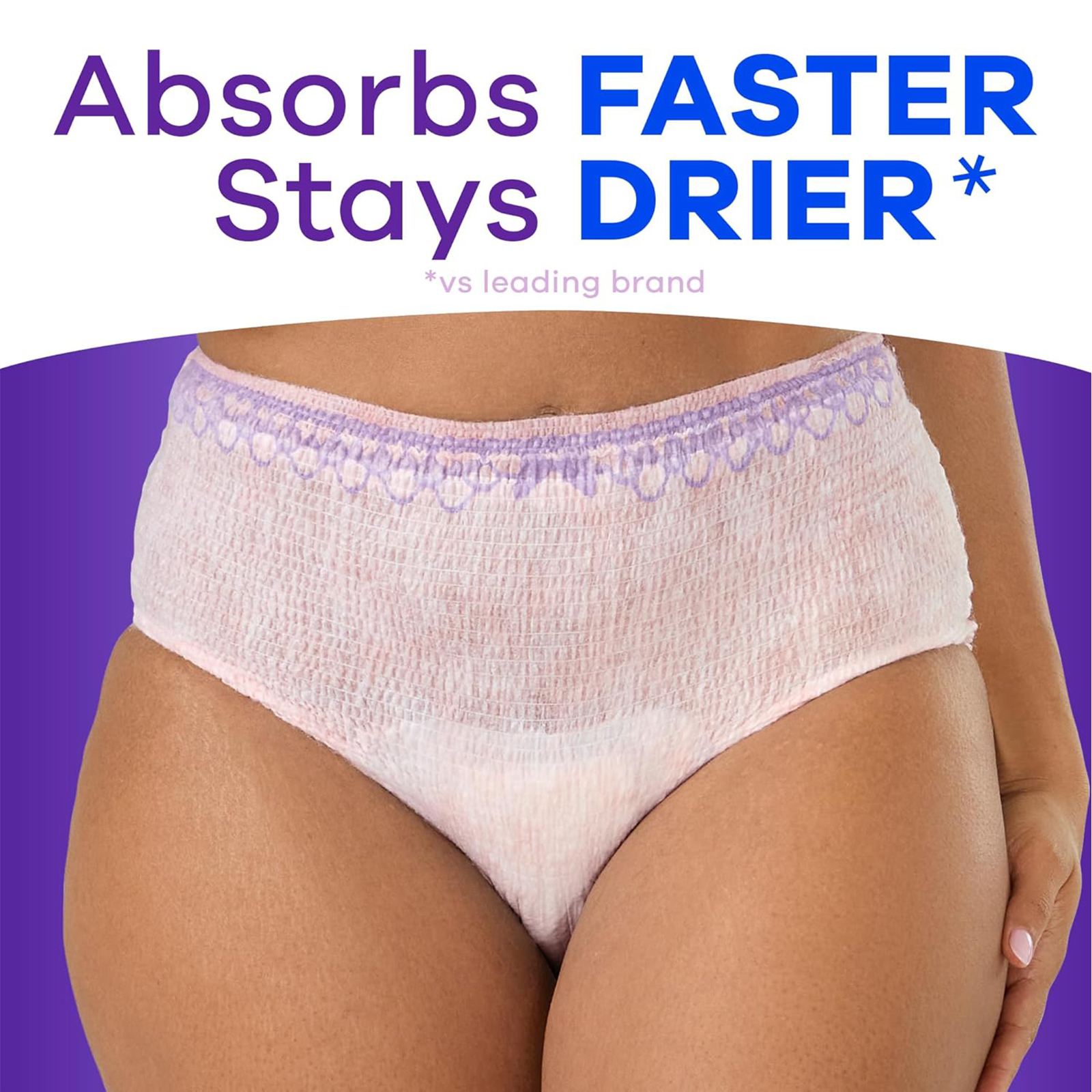 Always Discreet Adult Incontinence Underwear for Women and Postpartum Underwear, L, Up to 100% Bladder Leak Protection, 28 Count (Packaging May Vary)
