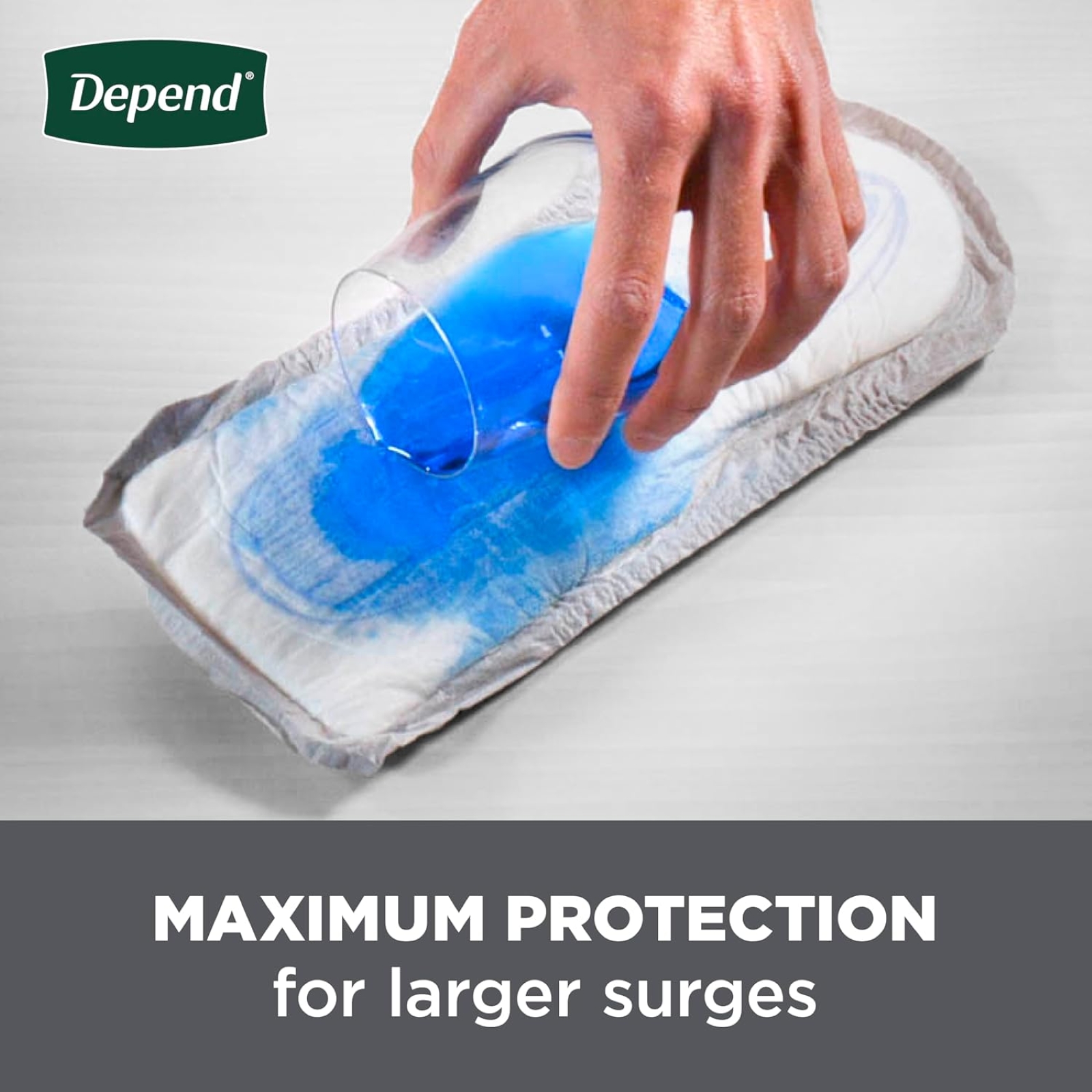 Depend Incontinence Guards/Incontinence Pads for Men/Bladder Control Pads, Maximum Absorbency, 104 Count (2 Packs of 52), Packaging May Vary