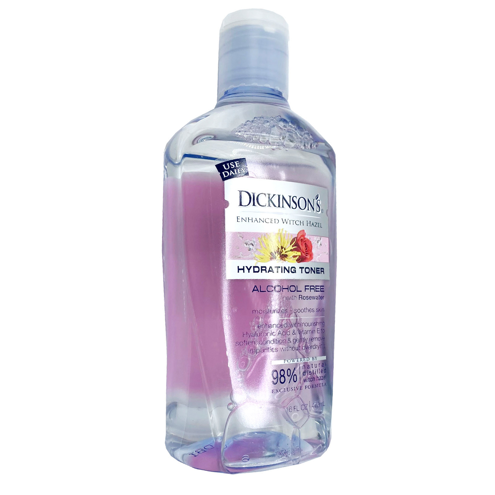 Dickinson's Alcohol-Free Hydrating Toner with Enhanced Witch Hazel 16 oz