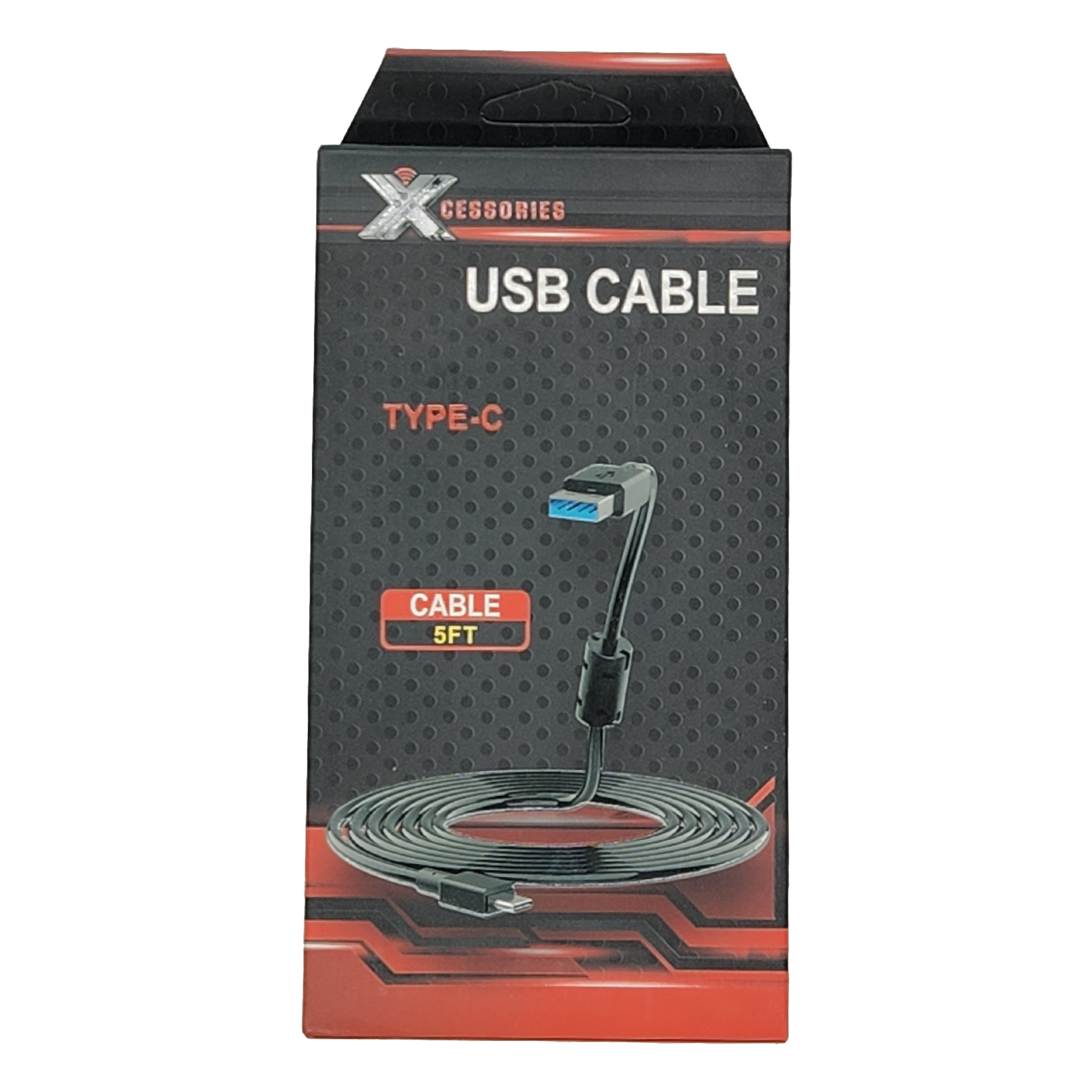Xcessories USB-A to USB-C Type-C Fast Charging Data SYNC Cable Cord 5FT