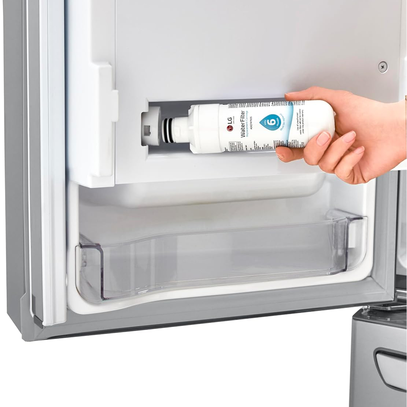 LG LT1000P - 6 Month / 200 Gallon Capacity Replacement Refrigerator Water Filter (NSF42, NSF53, and NSF401) ADQ74793501, ADQ75795105, AGF80300704, or AGF80300705 White