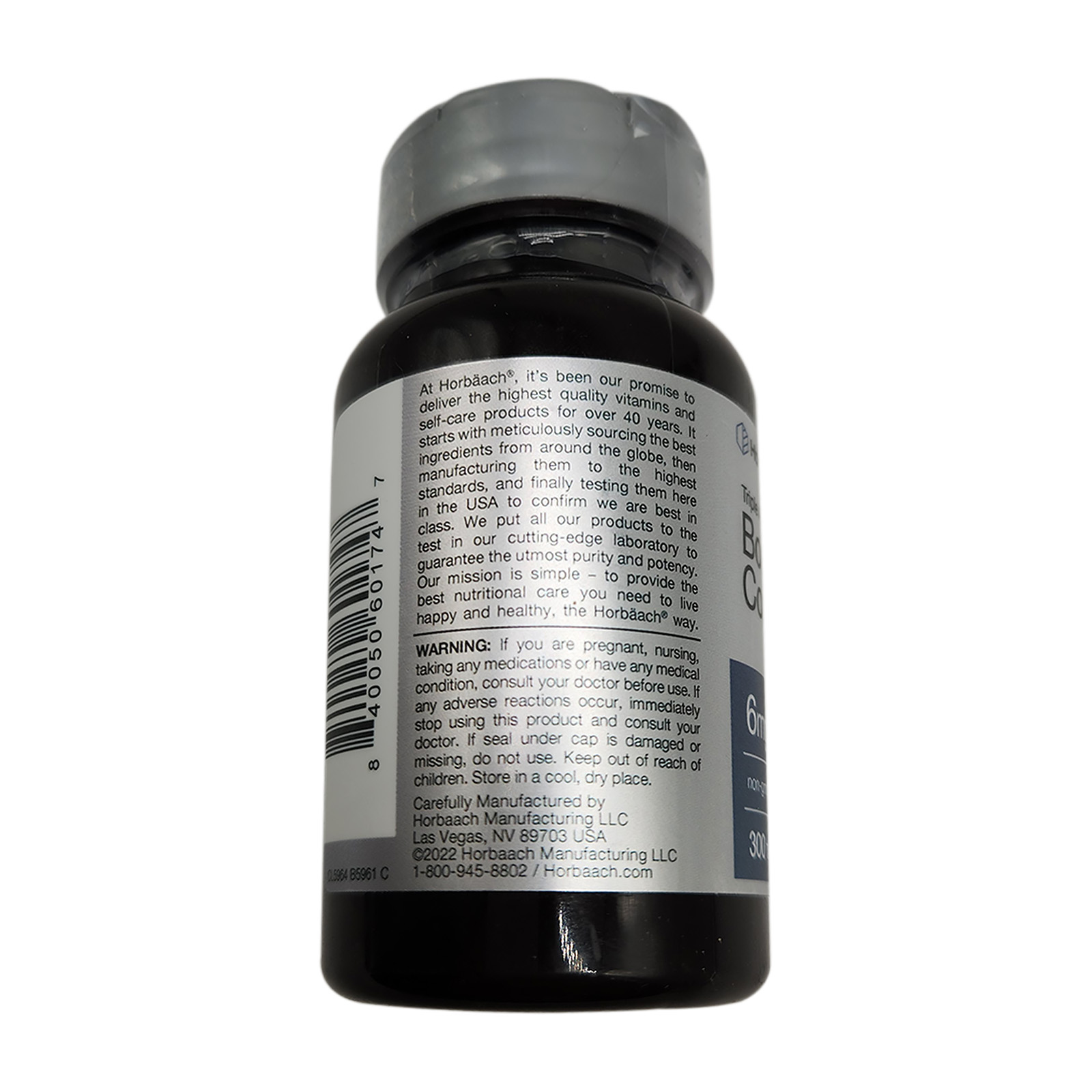 Triple Boron Complex 6 Mg Supplement 300 Tablets Vegetarian Non-gMO
