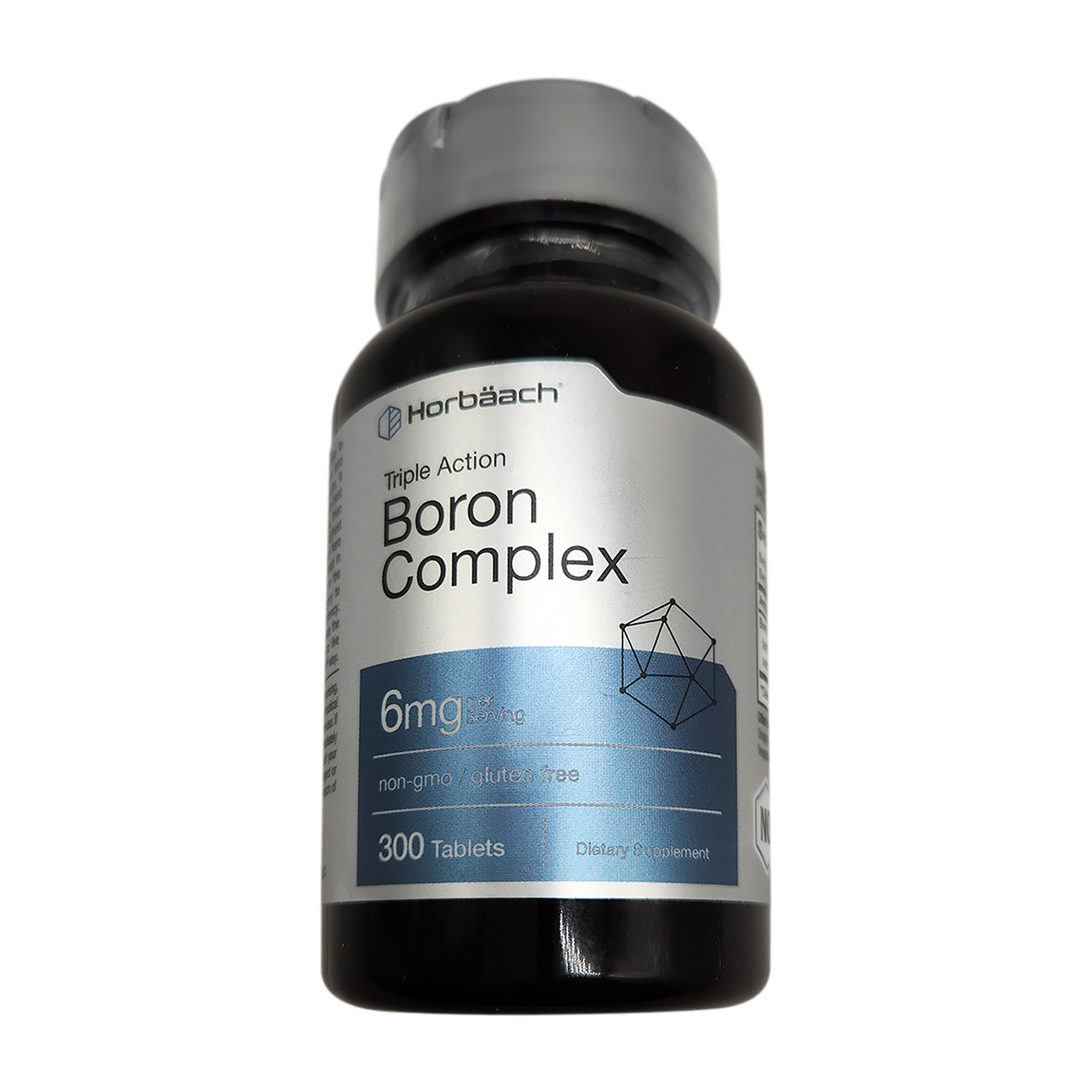 Triple Boron Complex 6 Mg Supplement 300 Tablets Vegetarian Non-gMO