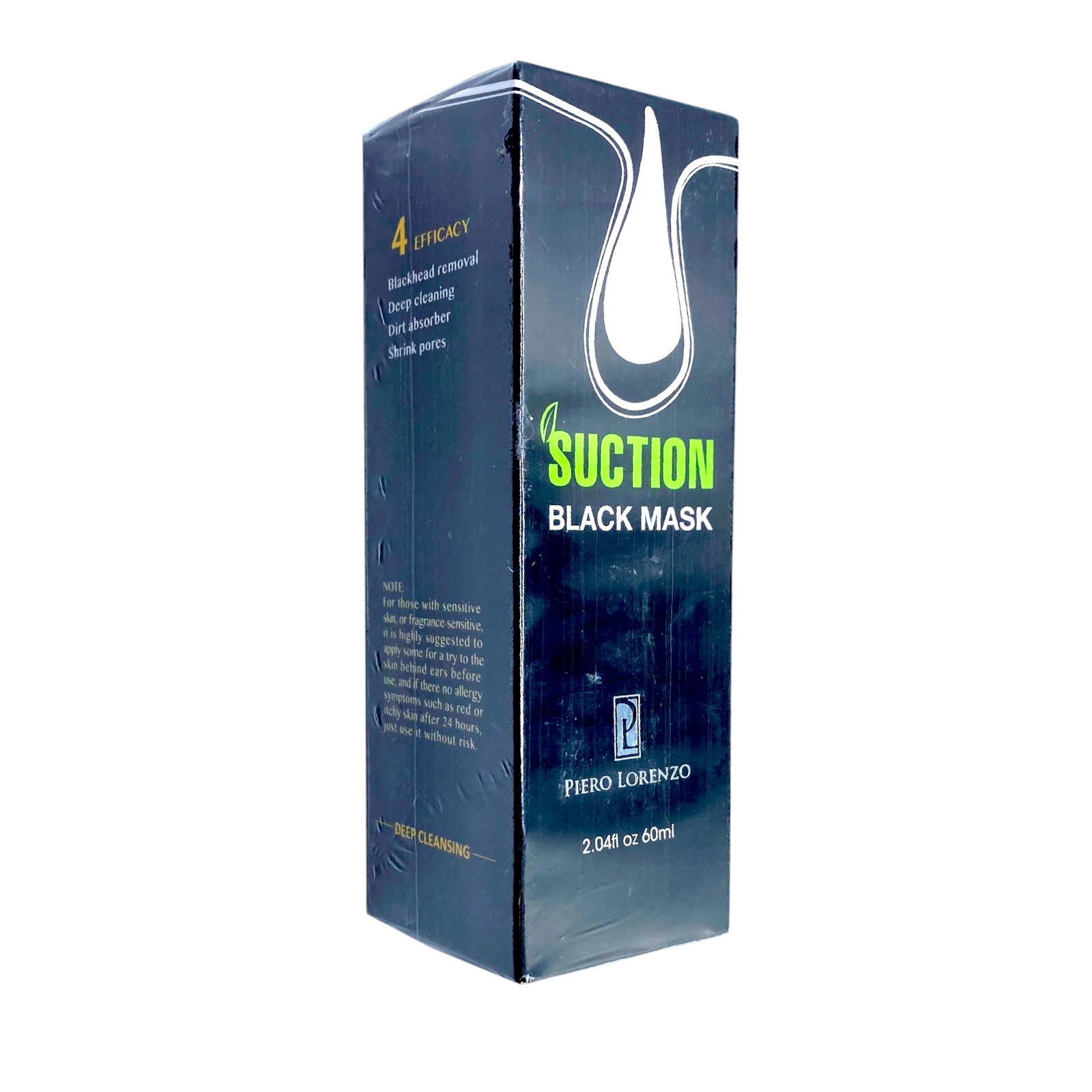 Piero Lorenzo Suction Black Mask 2 Fl. Oz.