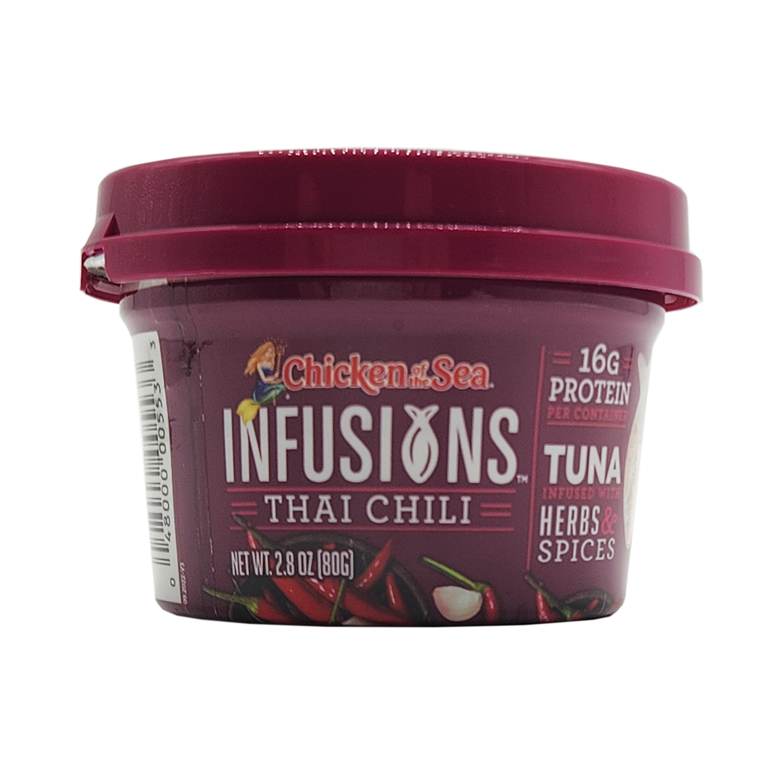 Chicken of the Sea Infusions Tuna with Thai Chili 2.8 Oz, 6 PACK