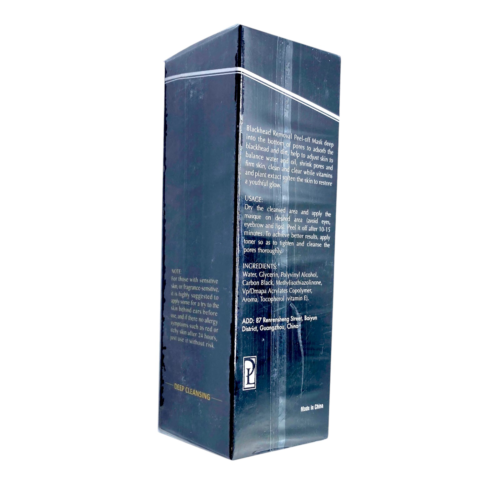 Piero Lorenzo Suction Black Mask 2 Fl. Oz.