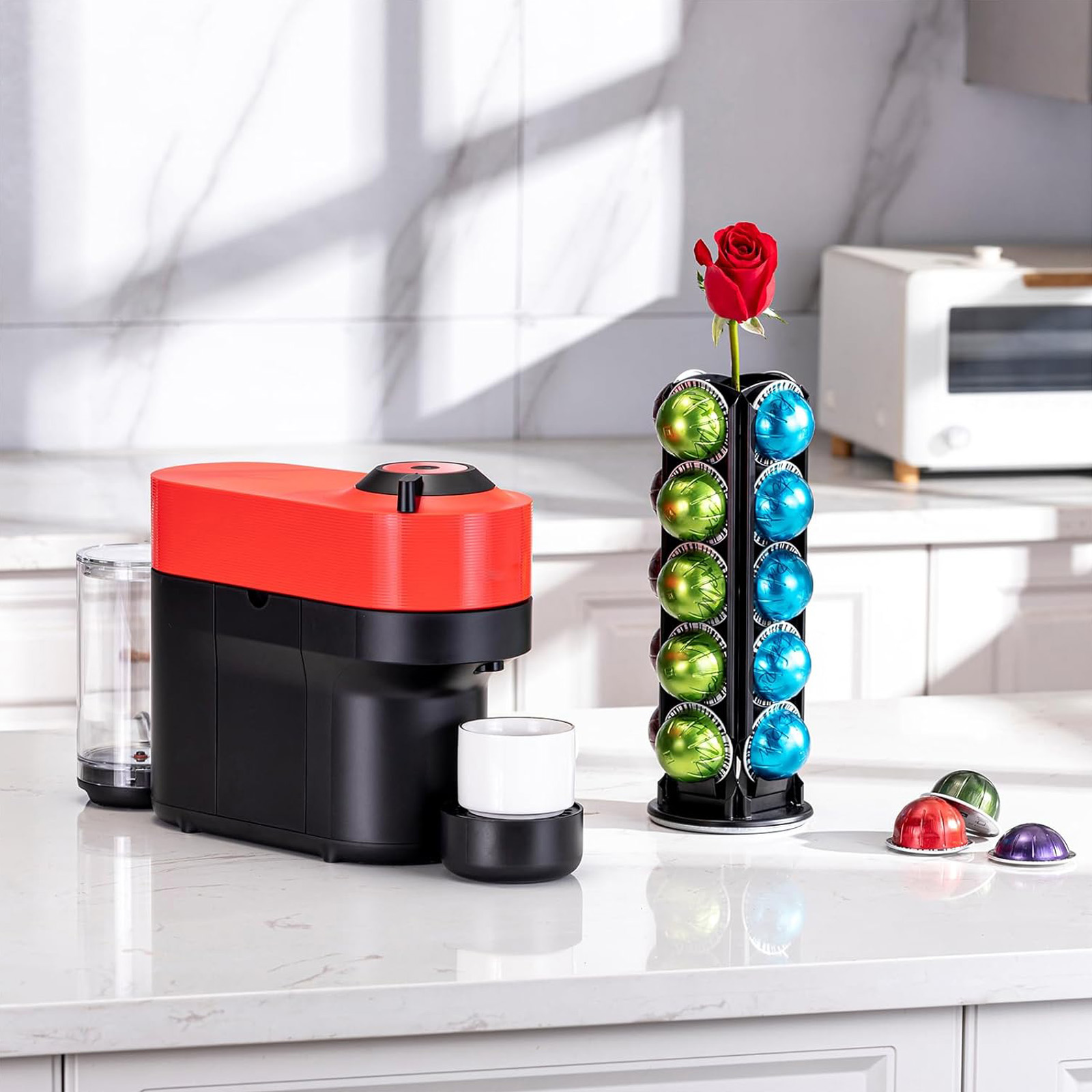 ZCDCP Nespresso Pod Holder for Vertuo Pod Holder, 20 Pods (NO BOX)