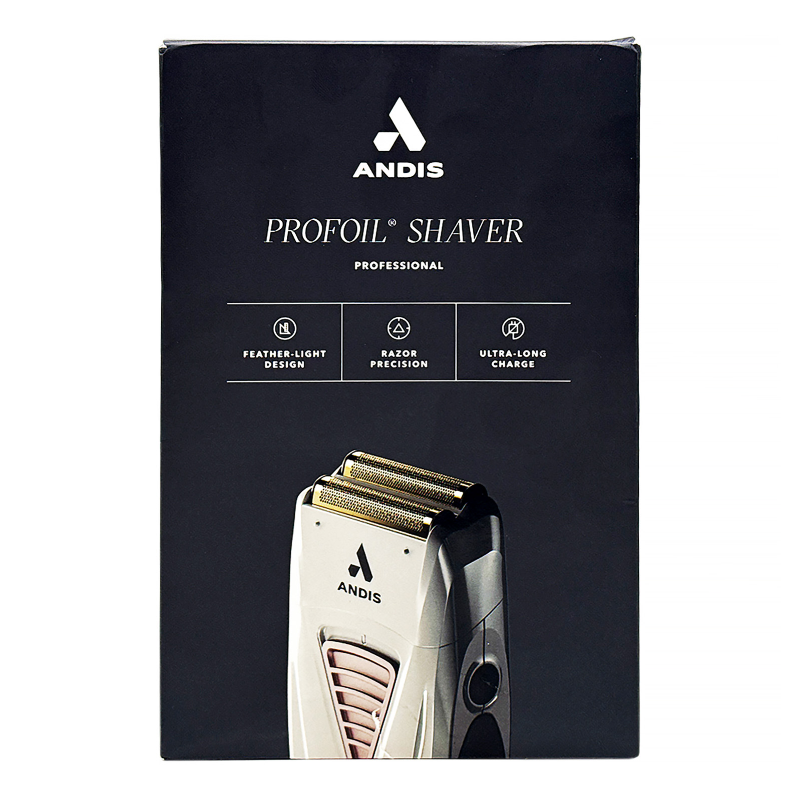 Andis 17235 Pro Foil Lithium Titanium Foil Shaver - Cordless Smooth Shaving - Includes USB Charger - Gray
