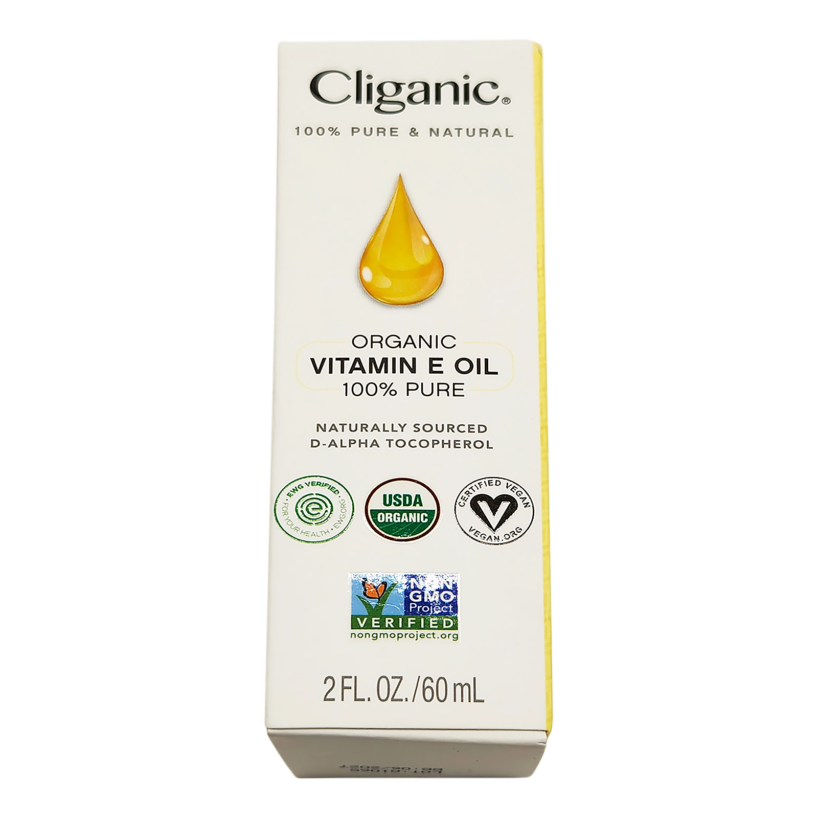 Cliganic Organic Vitamin E Oil - 2 fl oz / 60ml