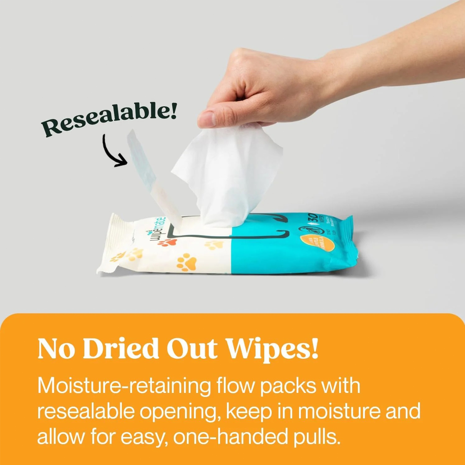 Wipemate Gentle Hypoallergenic Pet Grooming Wipes 400 Ct Unscented (Small/Med Size Pets)