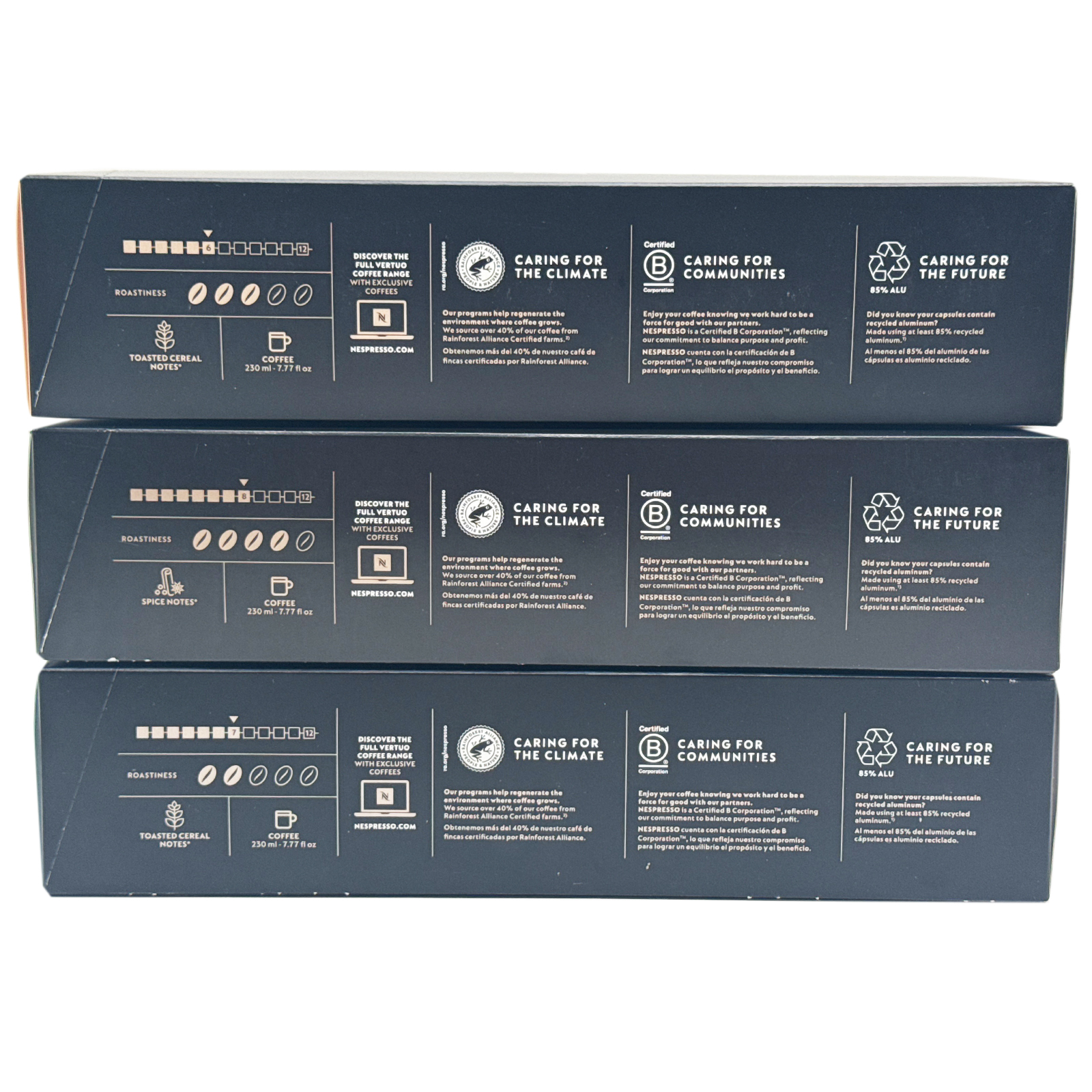 Nespresso Capsules Vertuo, Variety Pack, Medium and Dark Roast Coffee, 30 Count Coffee Pods, Brews 7.8 oz