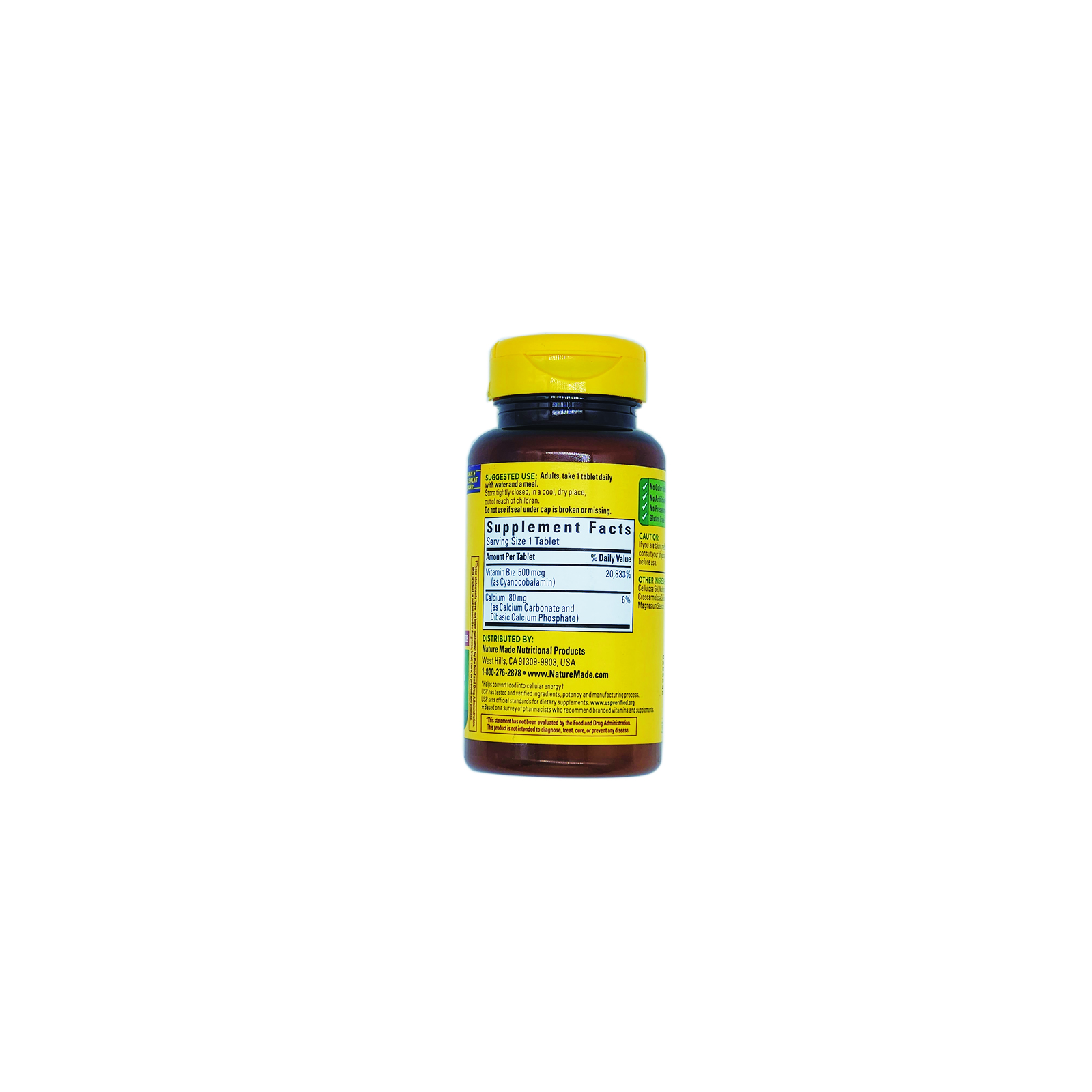 NATURE MADE Vitamin B12 500 Mcg Tablets 200 CT