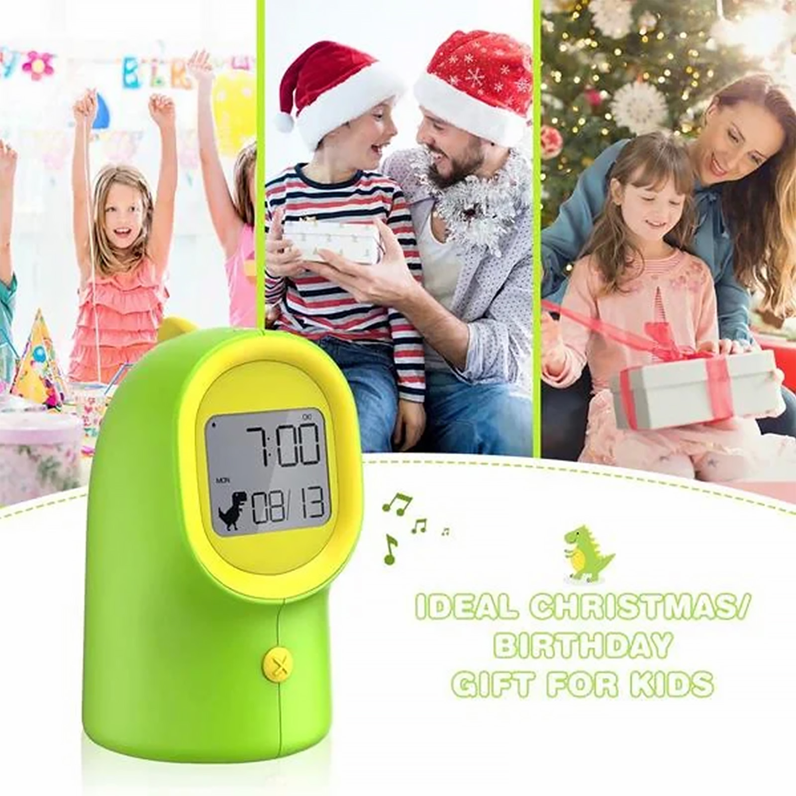 Mpow LED Digital Alarm Clock for Kids with Night Light, Children’s Sleep Trainer