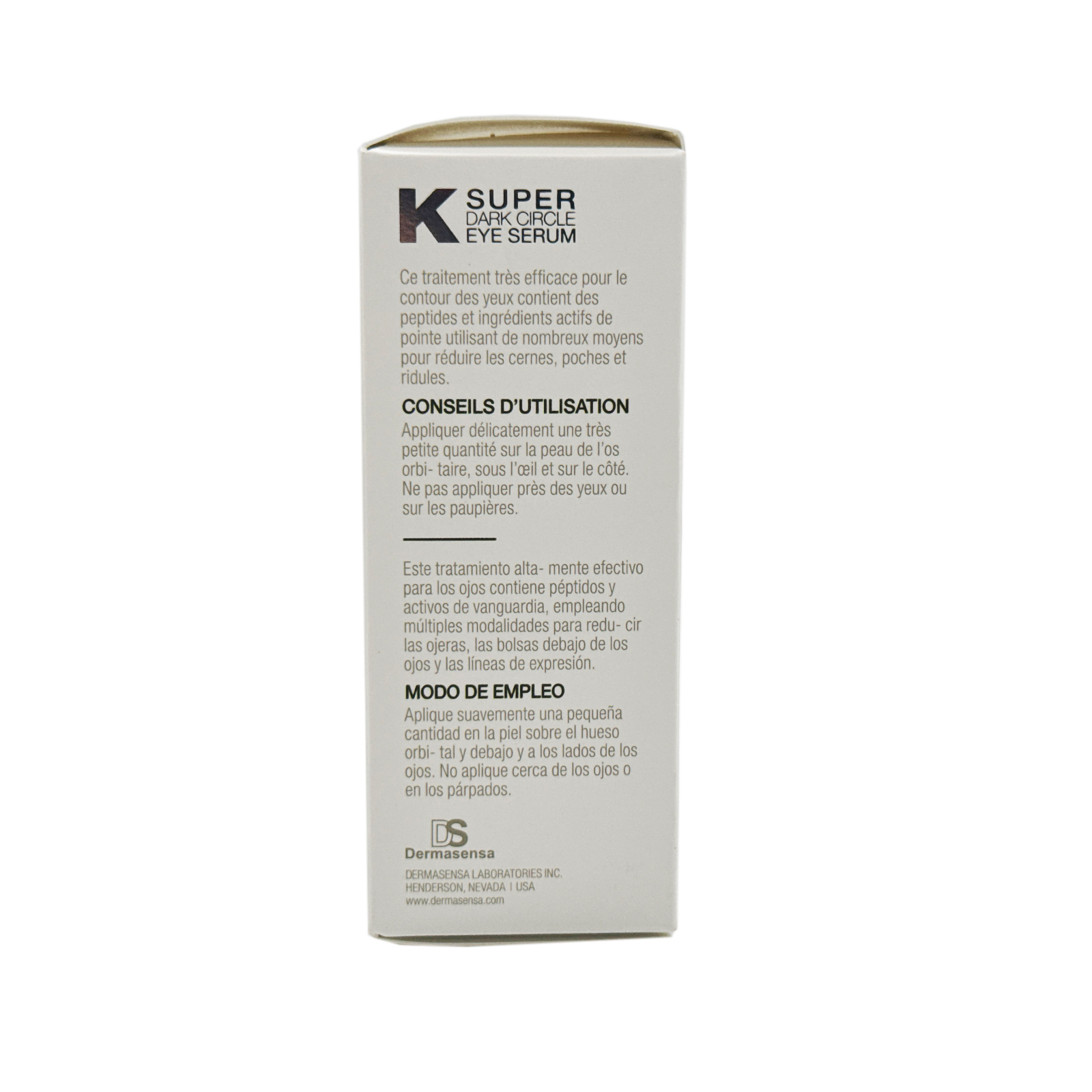 DS Dermasensa Vitamin K Super Eye Serum - 0.5 fl oz