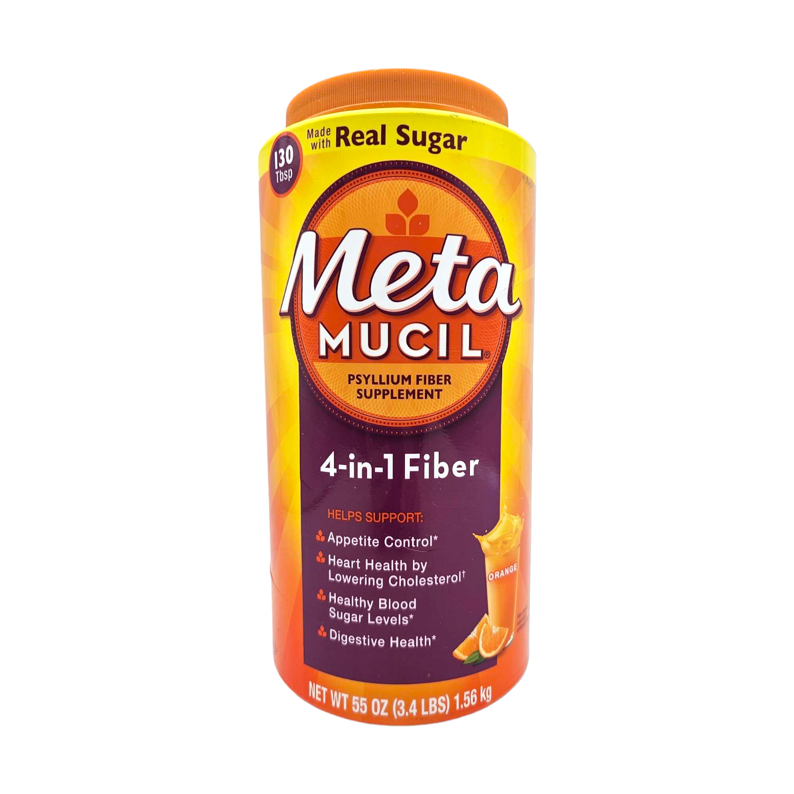 Metamucil 4-in-1 Fiber for Digestive Health 130 Servings