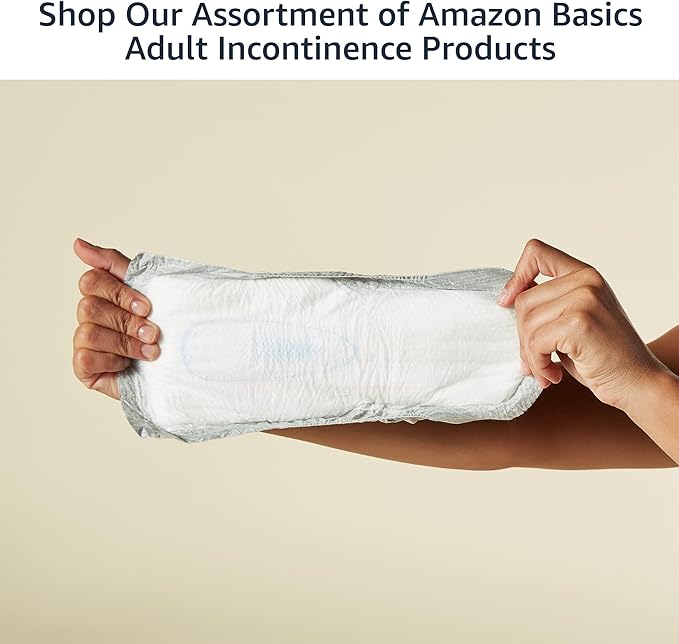 Amazon Basics Men's Incontinence Guards, Maximum Absorbency, 52 Count, (1 Pack of 52)