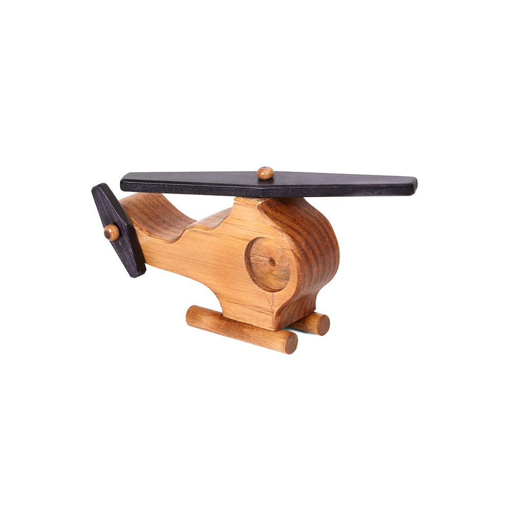 American Made Wooden Toy Helicopter - Small - Several Color Options