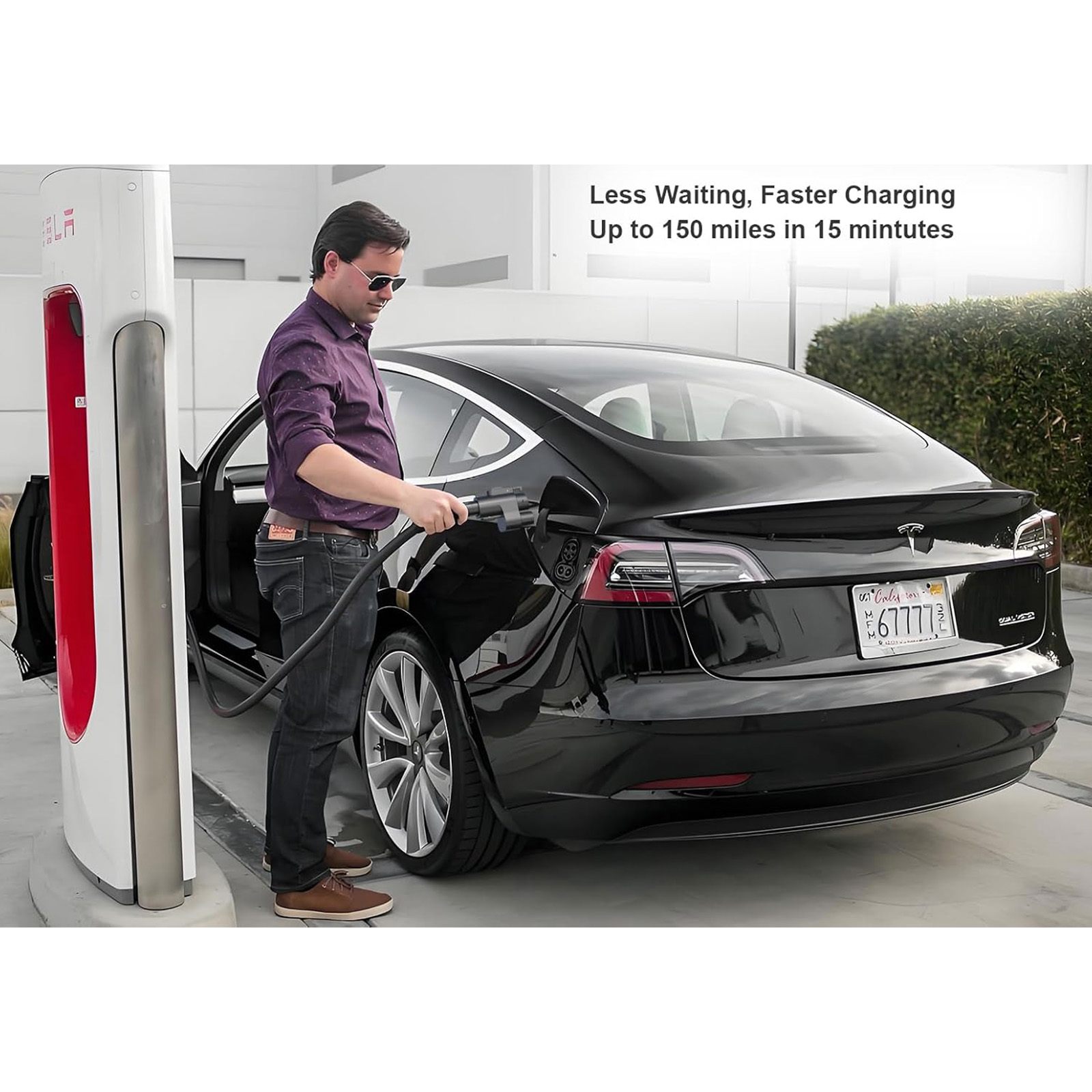 BATKIHO NACS to CCS Adapter for Tesla Superchargers (Max 500A, 1000V)