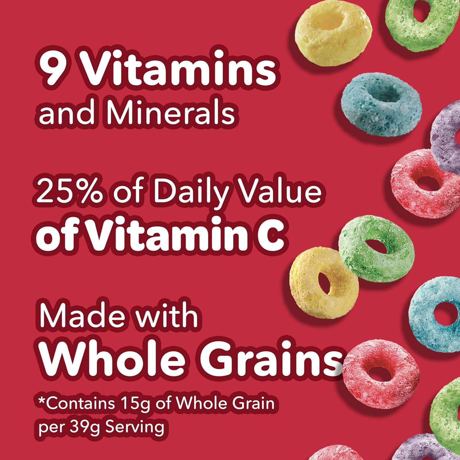 Kellogg’s Froot Loops Breakfast Cereal, Kids Cereal, Family Breakfast, Family Size, Original (3 Boxes)