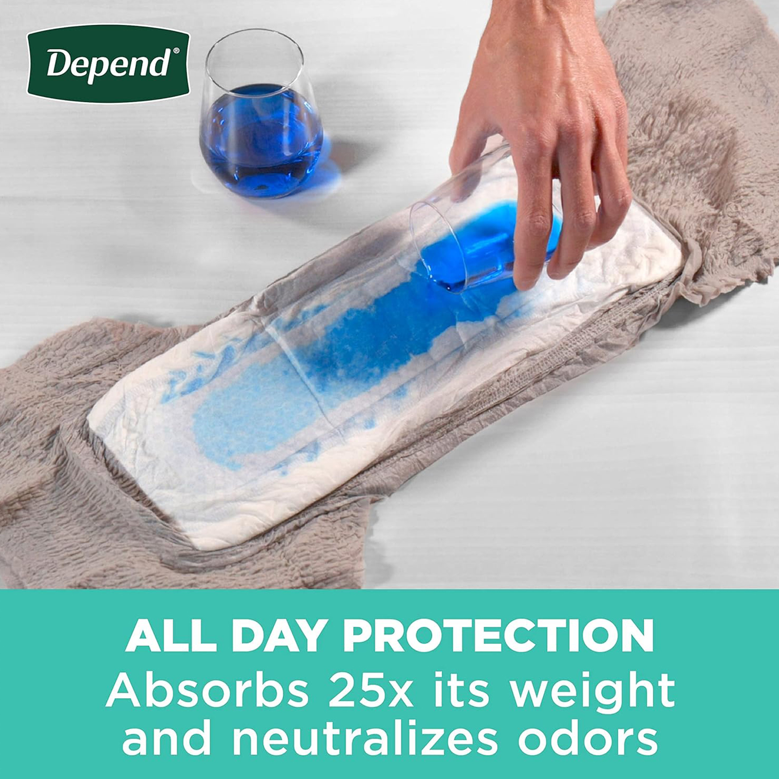 Depend Fresh Protection Adult Incontinence Underwear for Men, Disposable, Maximum, Large, Grey, 17 Count, Packaging May Vary