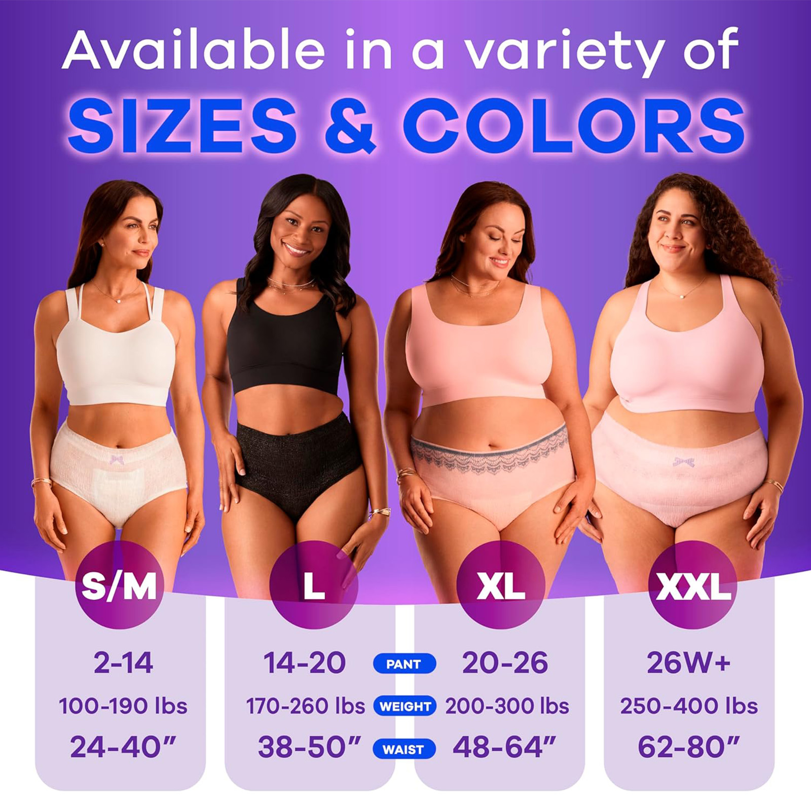 Always Discreet Incontinence & Postpartum Incontinence Underwear for Women, Small/Medium, Maximum Protection, 32 Count