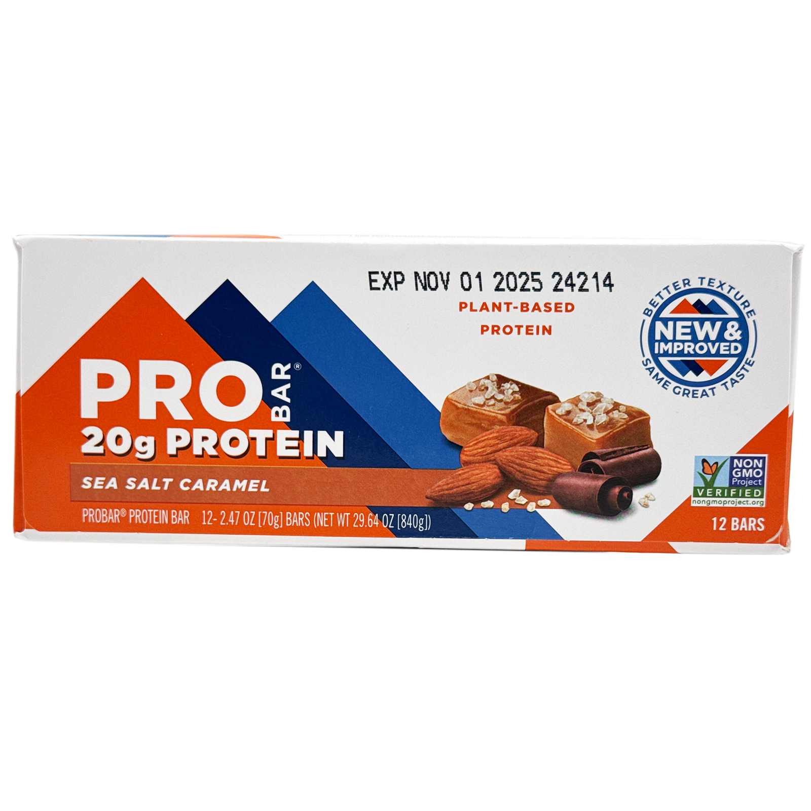 PROBAR - PROTEIN Bar Sea Salt Caramel 12 Count Exp 11/2025