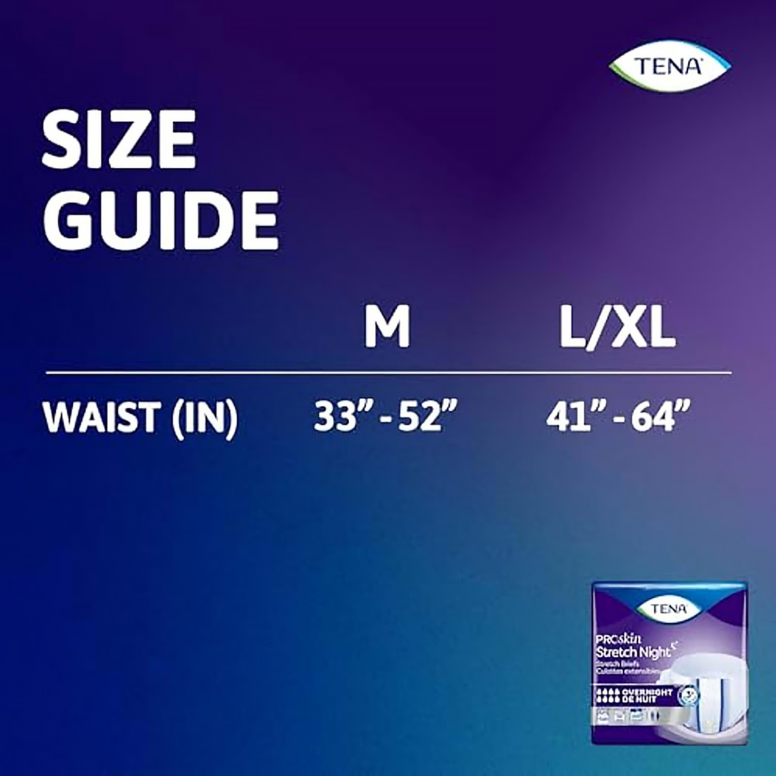 TENA ProSkin Overnight Incontinence Underwear (Women & Men),  M, 12 Count