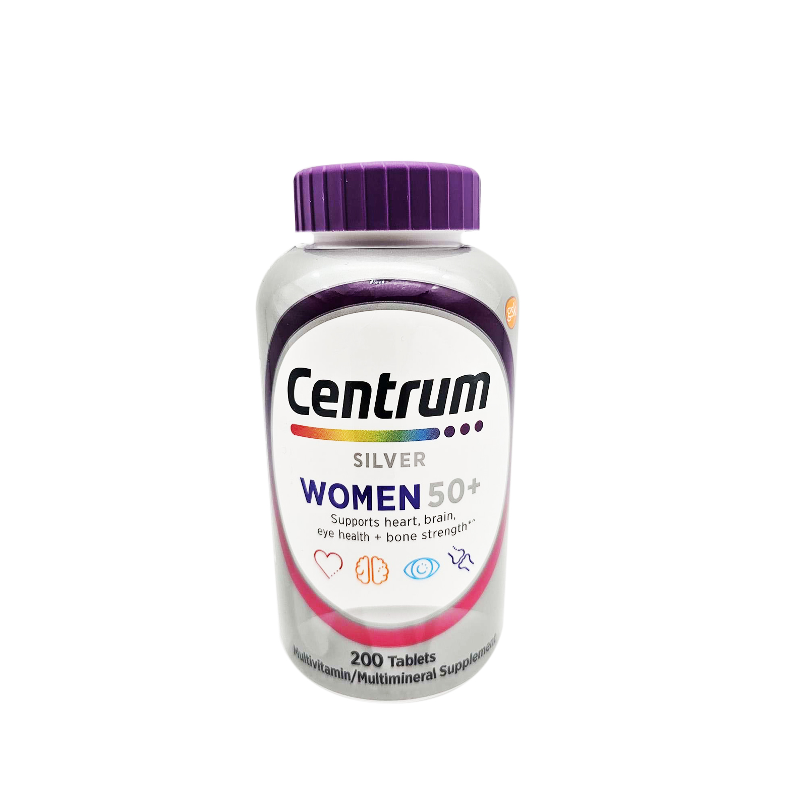 Centrum Silver Women 50+ Multivitamin / Multimineral Dietary Supplement - 200 Tablets