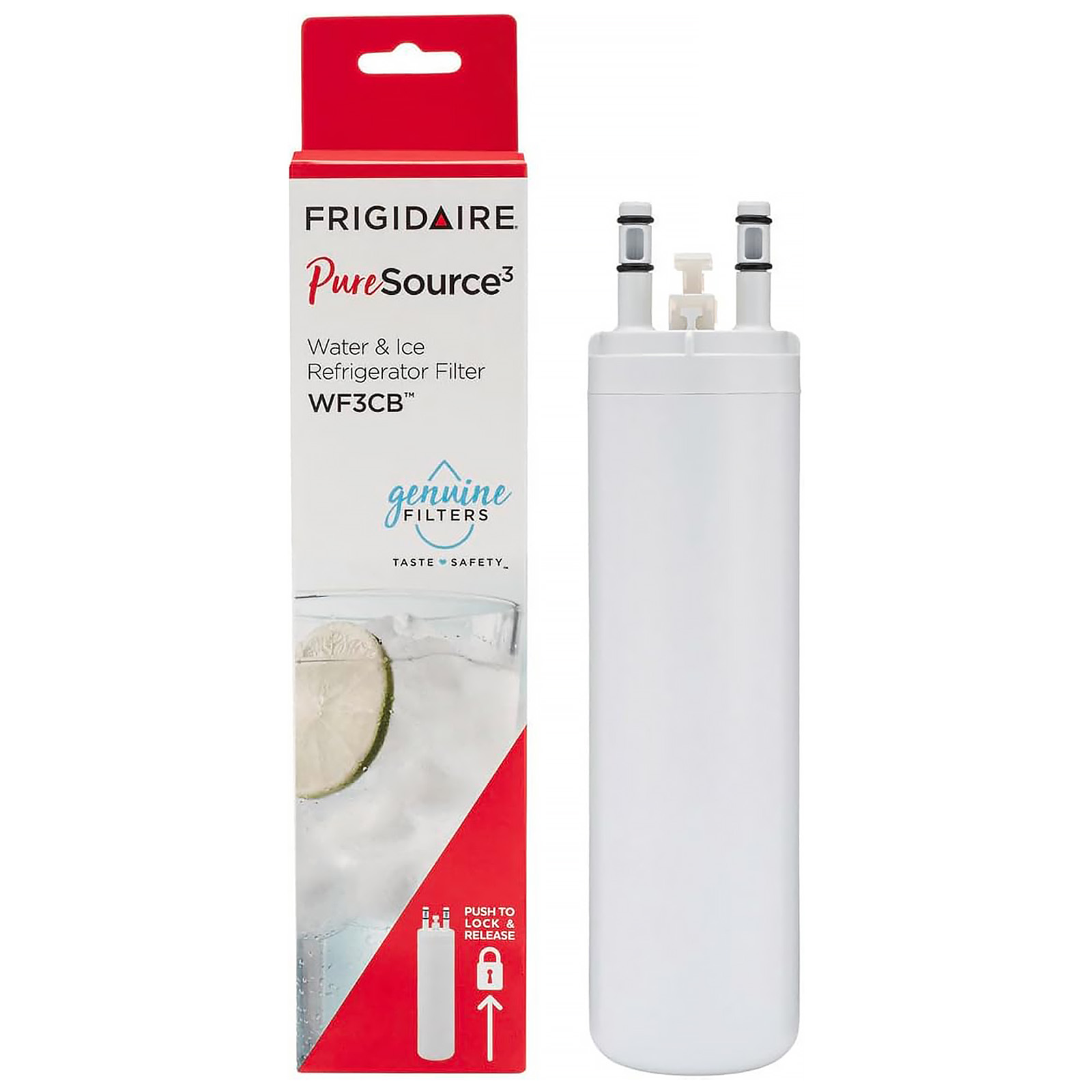 Frigidaire WF3CB Puresource3 Refrigerator Water Filter, White, 1 Count (Pack of 1)