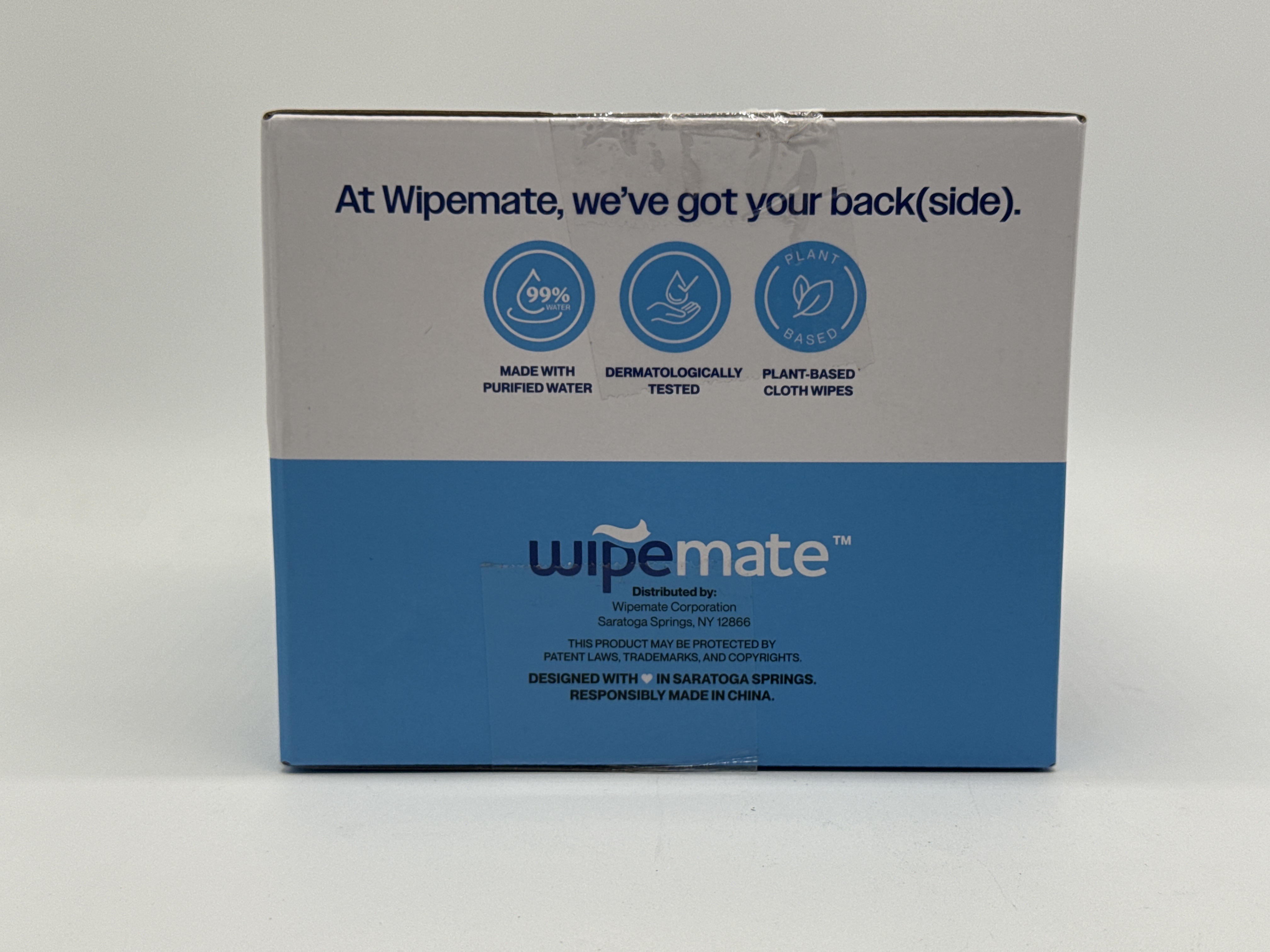 Wipemate Ultra Flushable Butt Wipes - Soothing Vitamin E & Aloe - Coconut Scent - 6 Premium Flip Top Packs - 42 Wipes Per Pack - 252 count