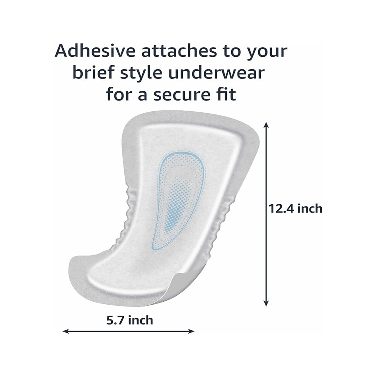 Amazon Basics Men's Incontinence Guards, Maximum Absorbency, 104 Count, (2 Packs of 52)