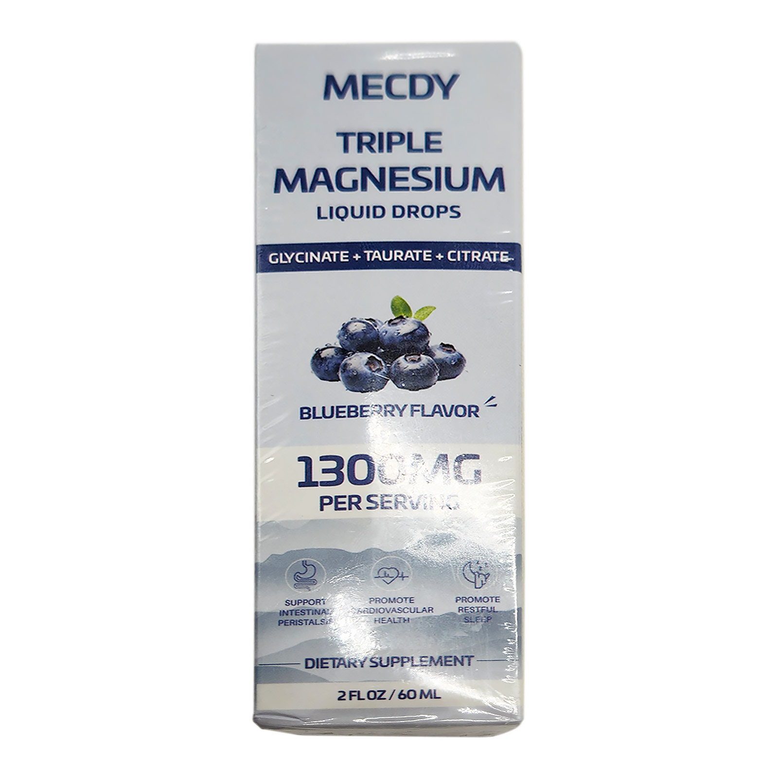 Triple Magnesium Complex Liquid Drops 1300mg per serving