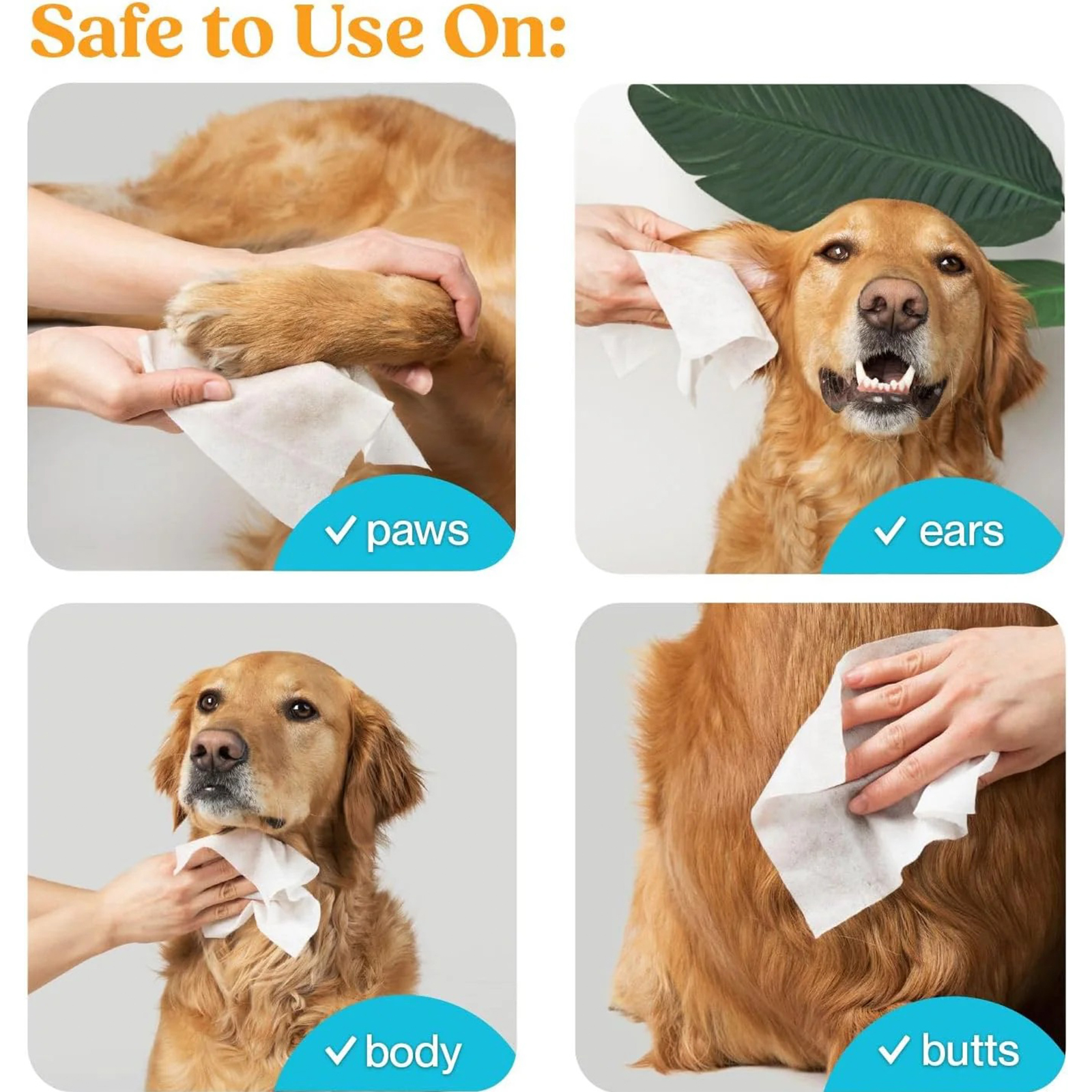 Wipemate Gentle Hypoallergenic Pet Grooming Wipes 400 Ct Unscented (Small/Med Size Pets)