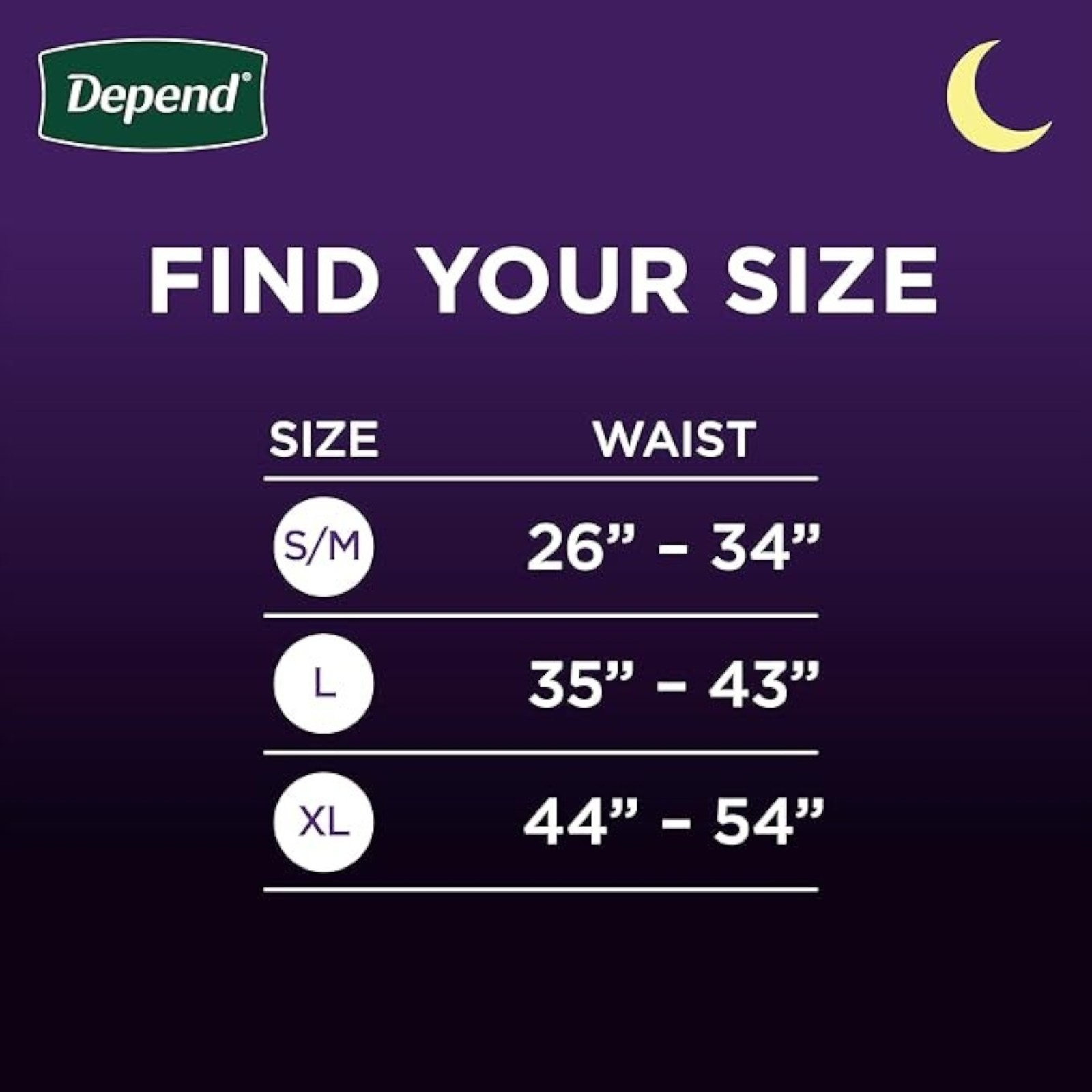 Depend Night Defense Adult Incontinence Underwear for Men, Disposable, Overnight, Large, Grey, 72 Count, Packaging May Vary
