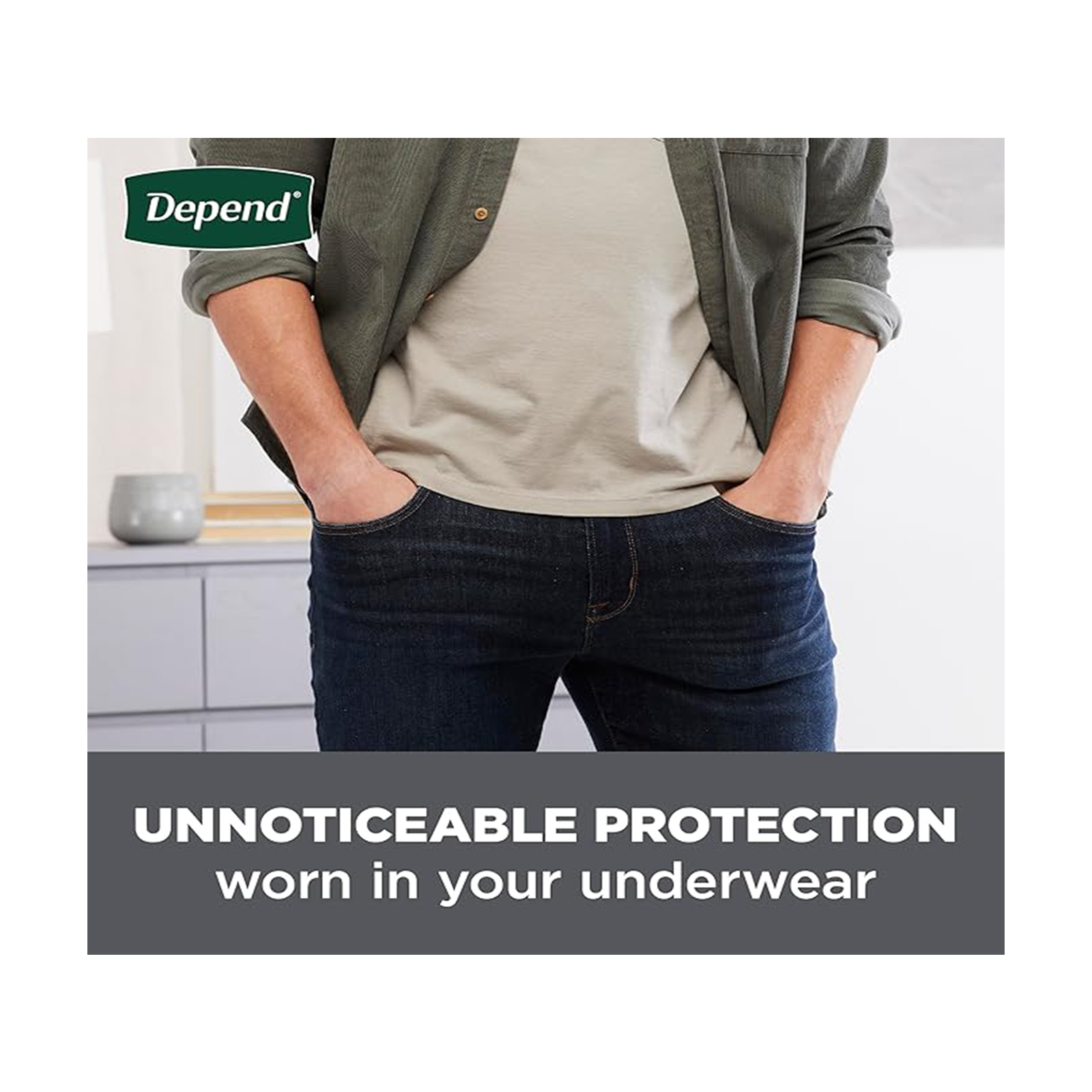 Depend Shields Incontinence Pads for Men, Light Absorbency, 58 Count (Packaging May Vary)
