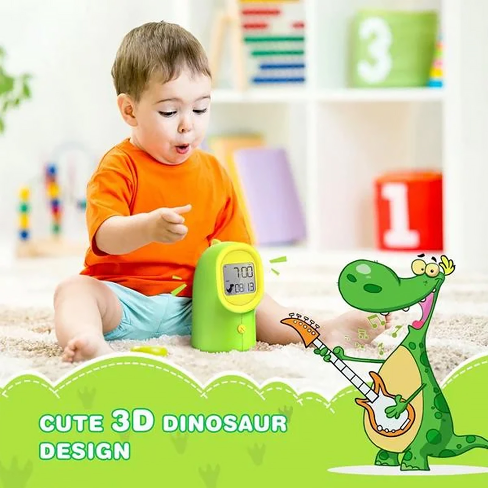 Mpow LED Digital Alarm Clock for Kids with Night Light, Children’s Sleep Trainer