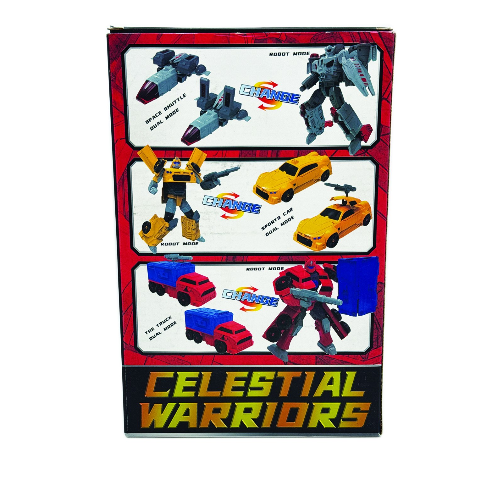 Celestial Warriors Transforming Toy - Yellow Robot Car