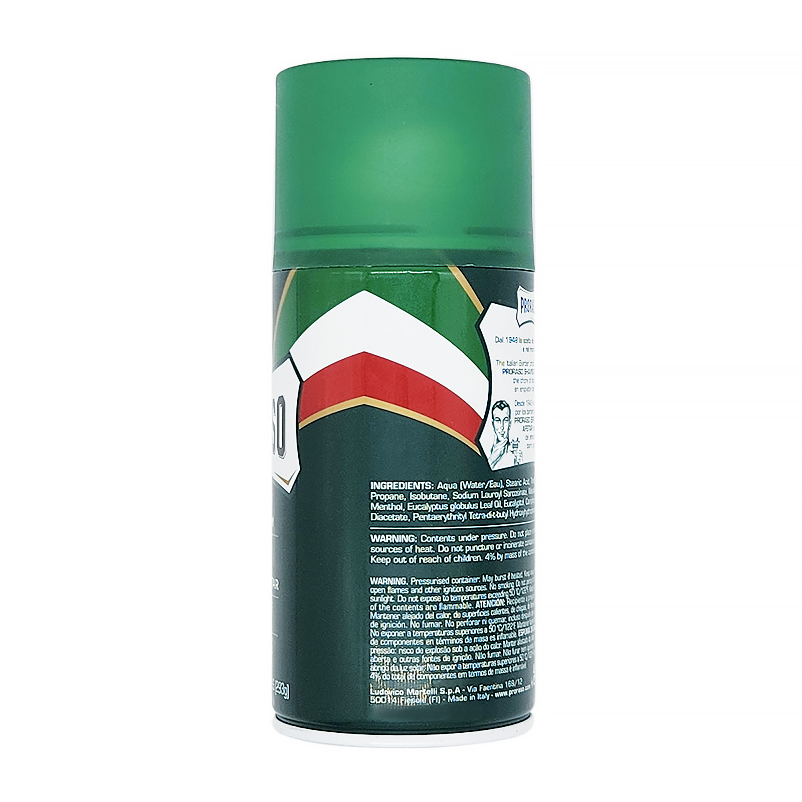 Proraso Shaving Foam with Eucalyptus Oil and Menthol Refreshing and Toning Formula 300ml/10.6oz