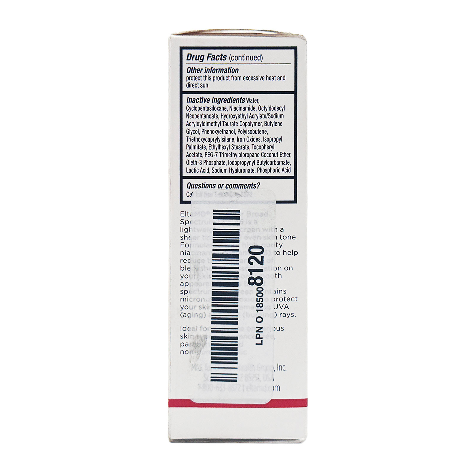 EltaMD Exclusive UV Clear Tinted SPF 46 Broad-Spectrum 1.7 oz