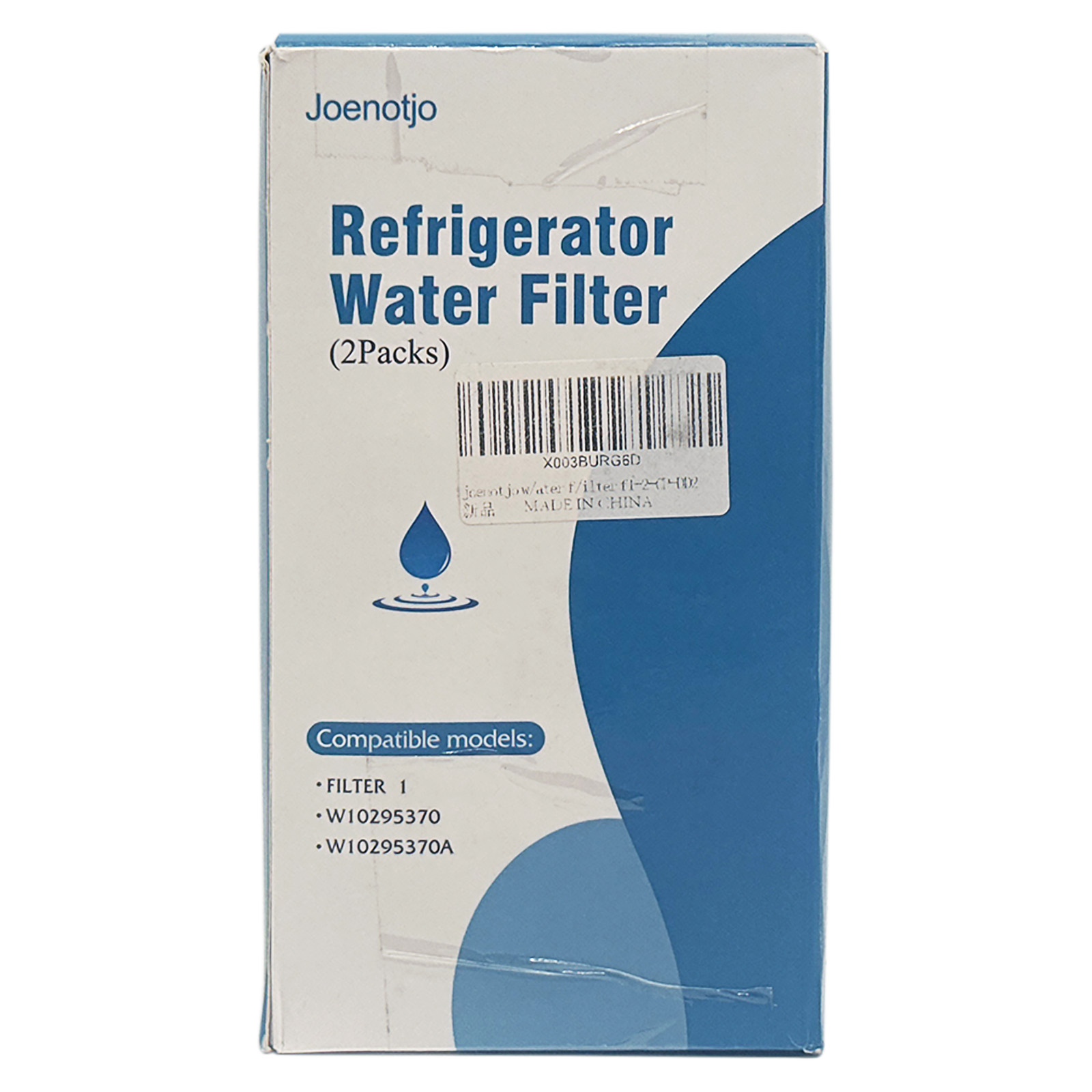 (2 Pack) Joenotjo EDR1RXD1 Water Filter 1 Replacement, Compatible with W10295370A, WHR1RXD1, EDRIRXD1B, 9081 9930 46-9081 46-9930