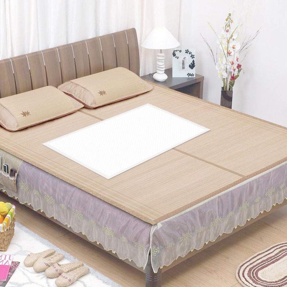 Extra Large Disposable Bed Incontinence Pads (32”x36”, 20 Counts), Leak-Proof Disposable Bed Pads for Adults and Children, Thick Bed Underpads Disposable