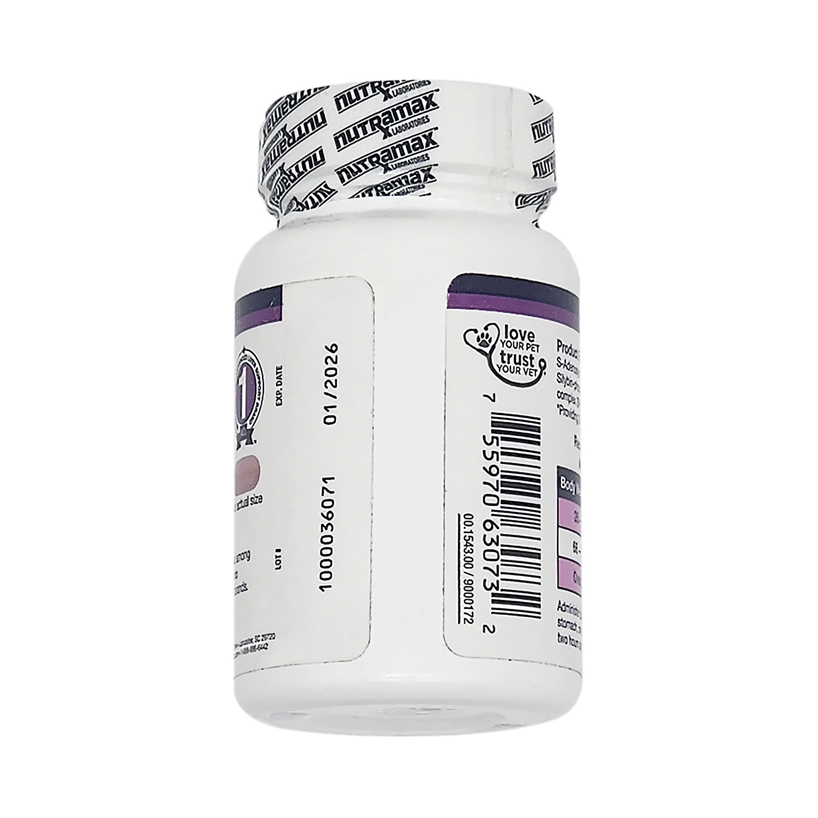 Nutramax Denamarin Liver Health Supplement Bottle for Cats and Dogs - Large Dogs 425 Mg, 30 Tablets