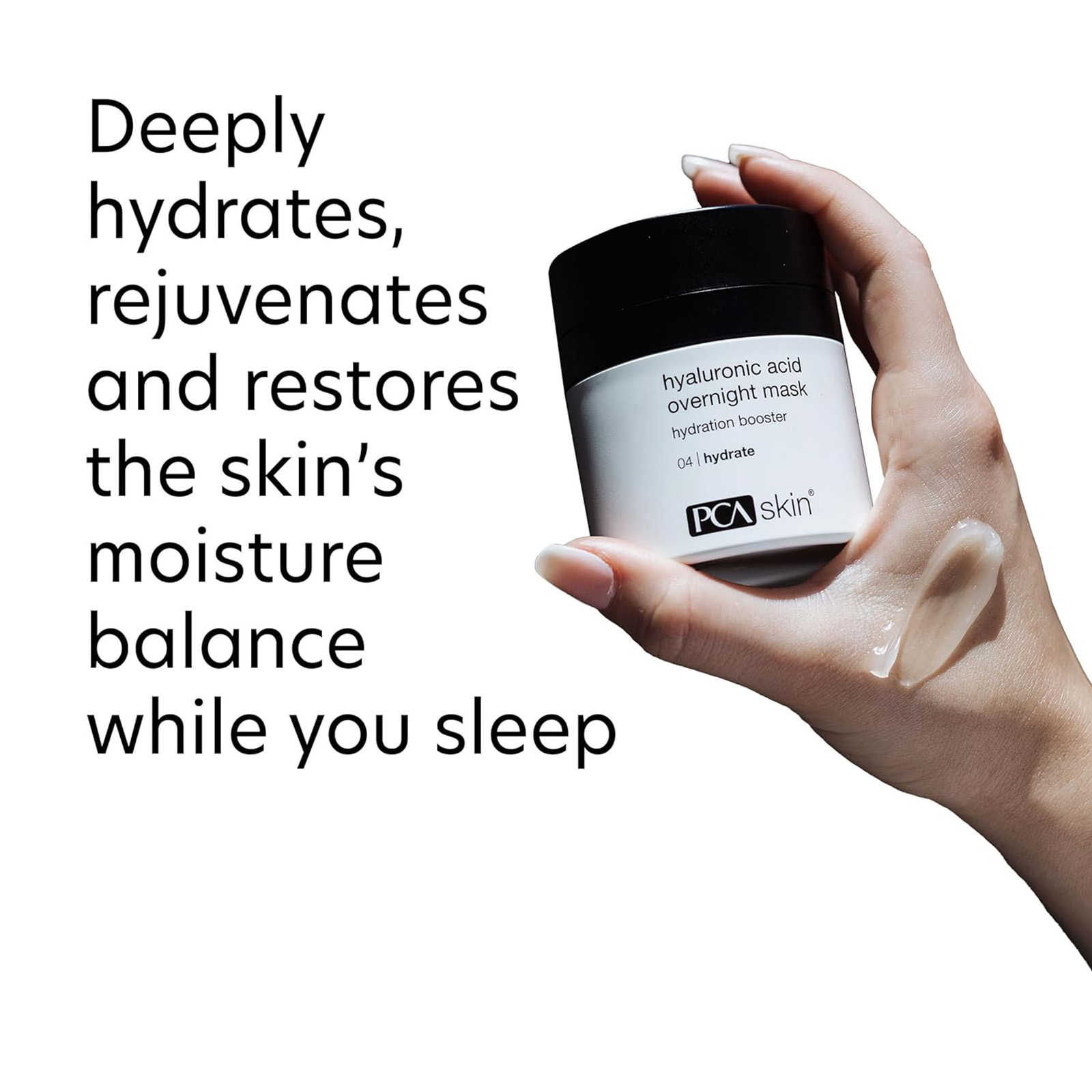 PCA SKIN Overnight Face Mask, Hyaluronic Acid, Anti Aging Face Mask, 1.8 oz Jar