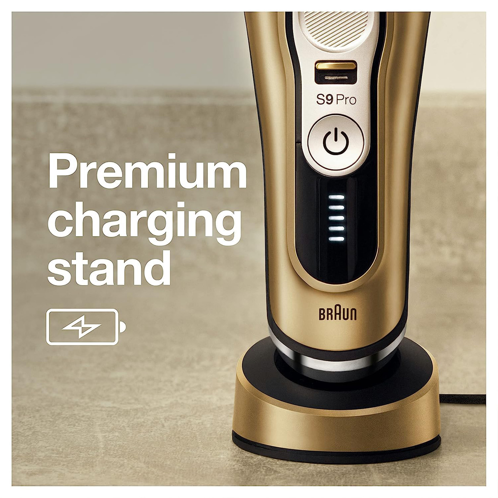 Braun Series 9 Pro 9419s Electric Shaver for Men, Wet & Dry Shave, Shaving Kit with 4+1 Head with ProLift Trimmer